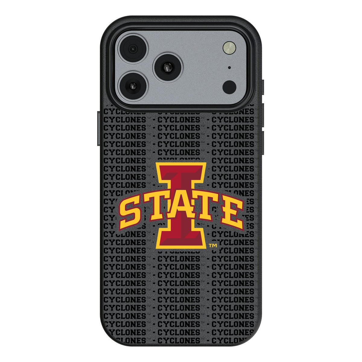 Iowa State University Cyclones Text Backdrop MagSafe Compatible Phone Case for Apple iPhone 17 Series 1