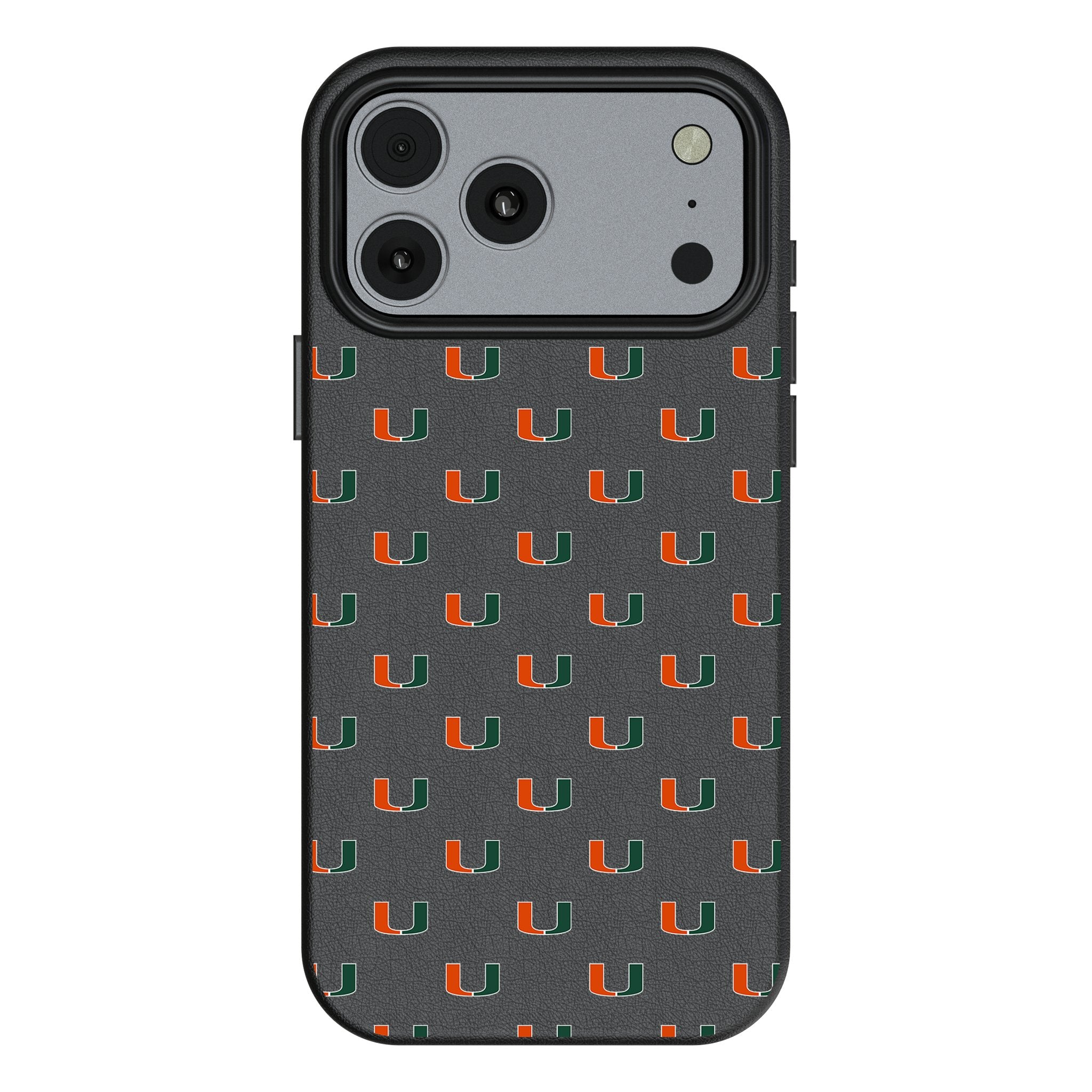 University of Miami Hurricanes Fashion Pattern MagSafe Compatible Phone Case for Apple iPhone 17 Series 1