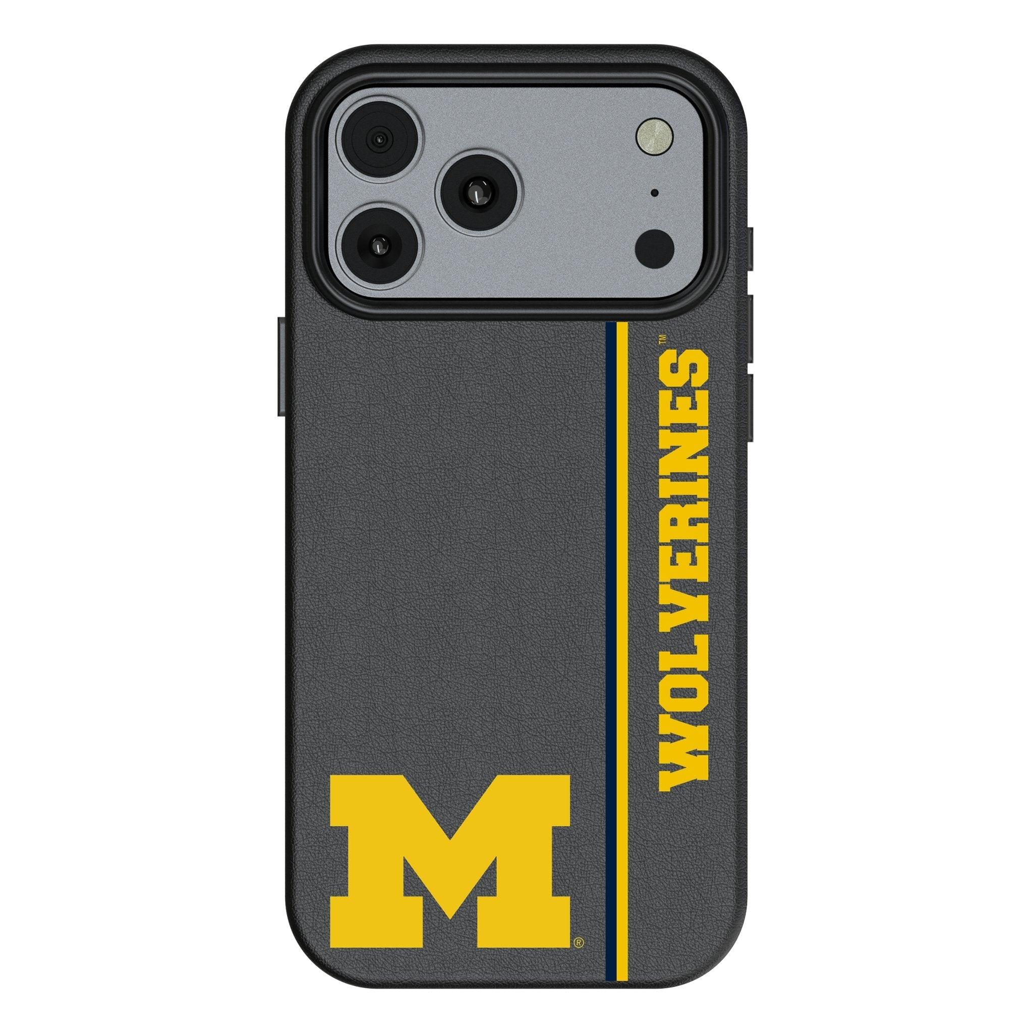 University of Michigan Wolverines Sidebar MagSafe Compatible Phone Case for Apple iPhone 17 Series 1