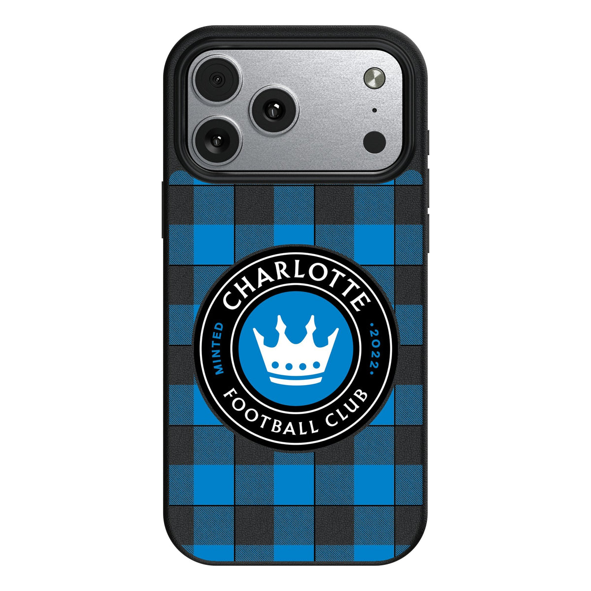 Charlotte FC Plaid MagSafe Compatible Phone Case for Apple iPhone 17 Series 1