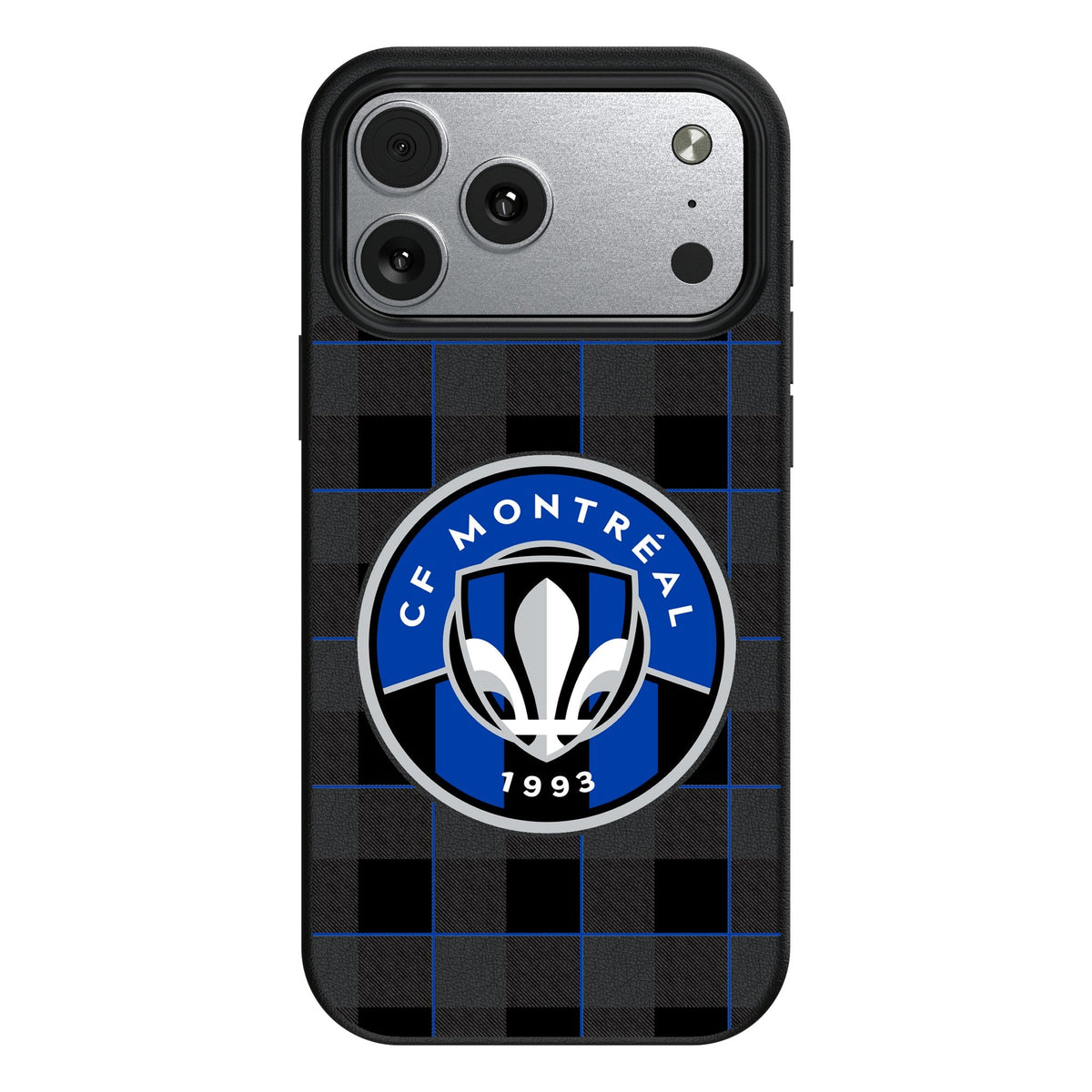 CF Montreal Plaid MagSafe Compatible Phone Case for Apple iPhone 17 Series