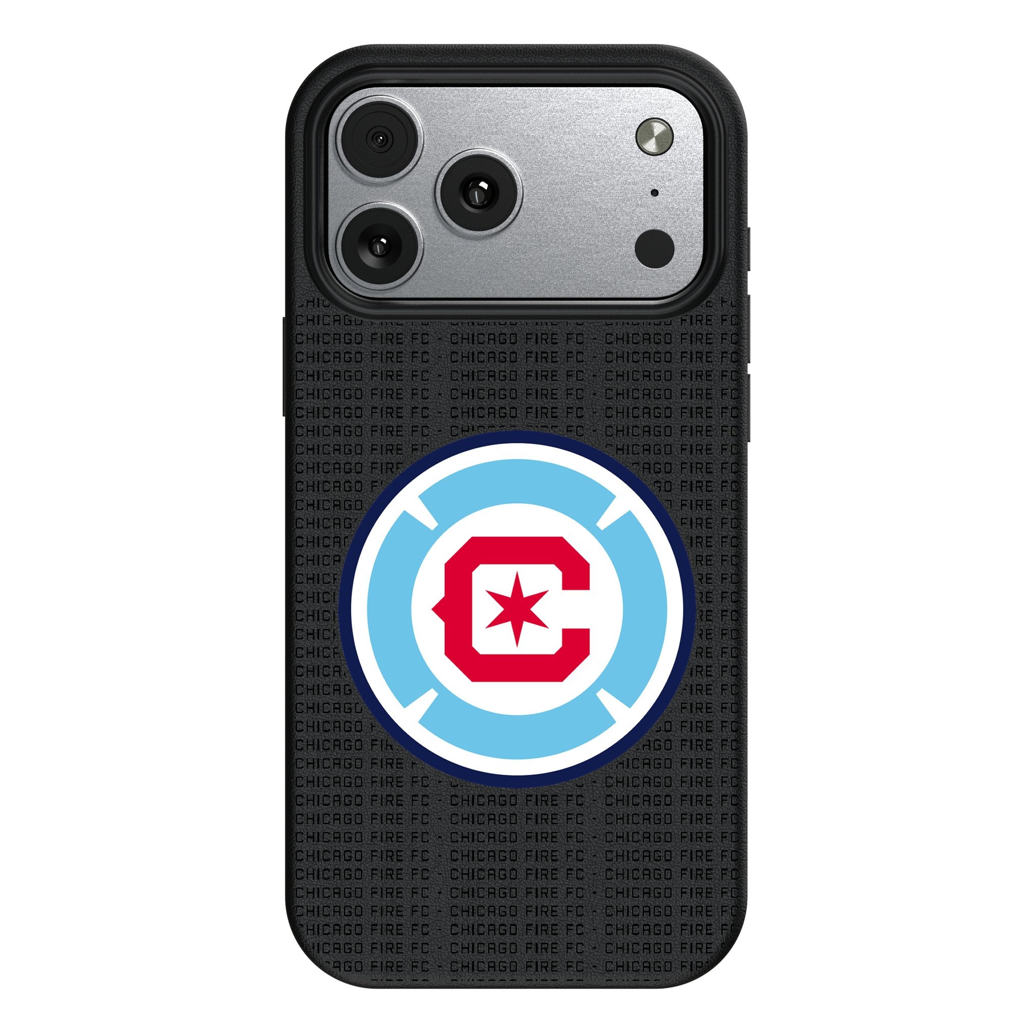 Chicago Fire Text Backdrop MagSafe Compatible Phone Case for Apple iPhone 17 Series