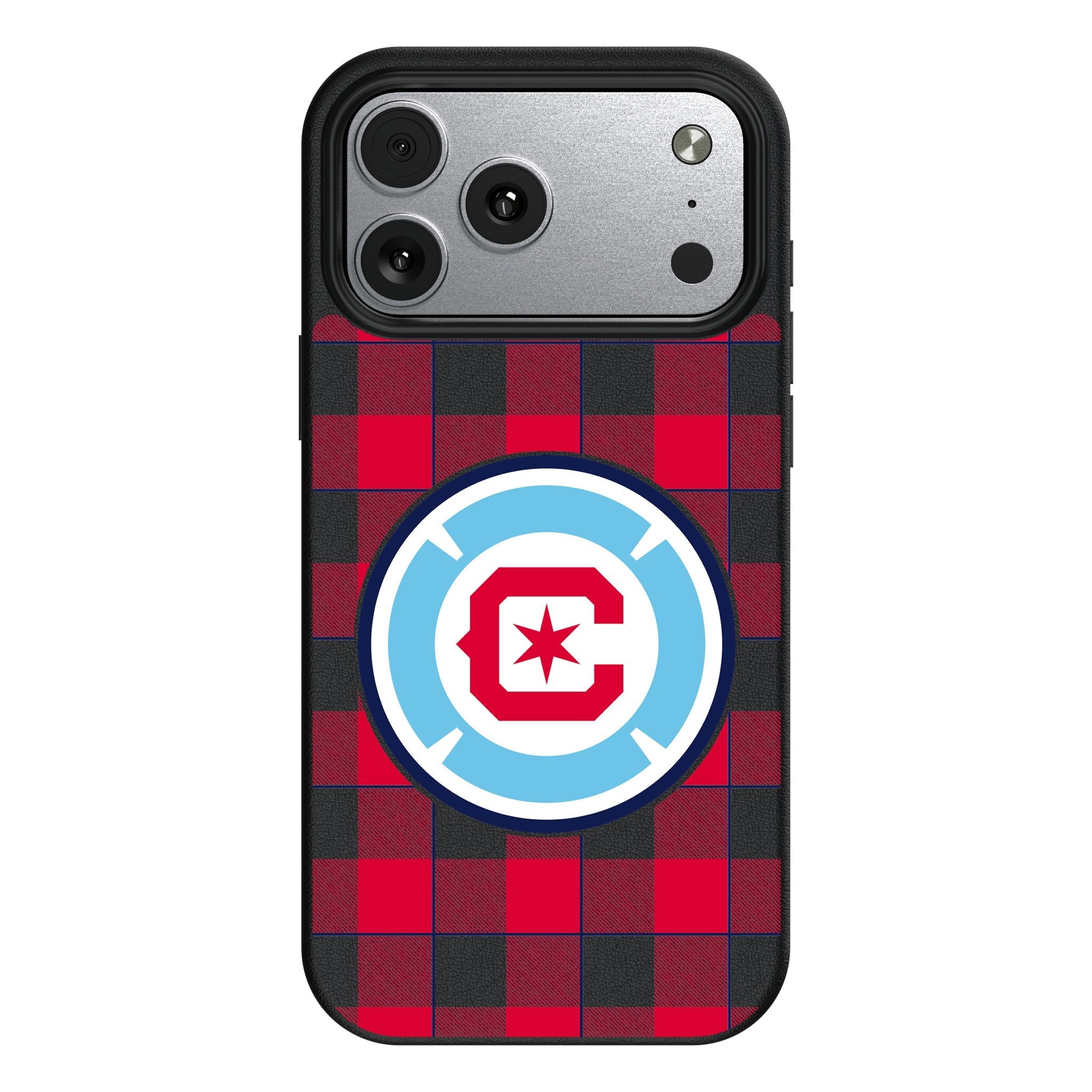 Chicago Fire Plaid MagSafe Compatible Phone Case for Apple iPhone 17 Series