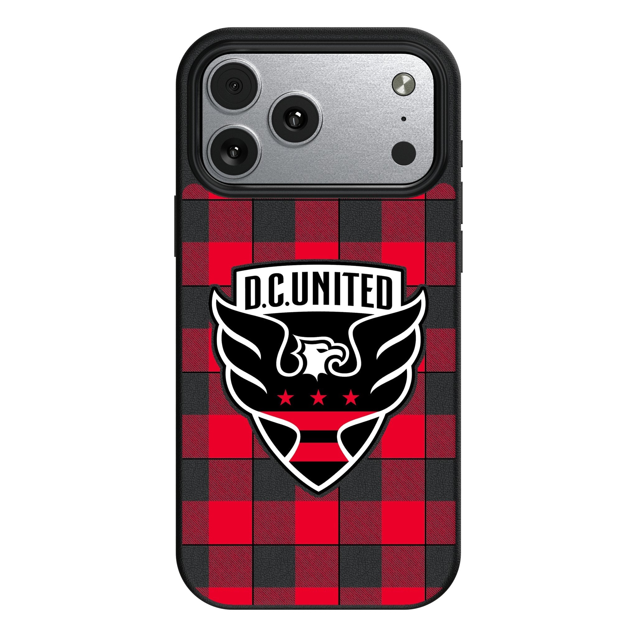 DC United Plaid MagSafe Compatible Phone Case for Apple iPhone 17 Series