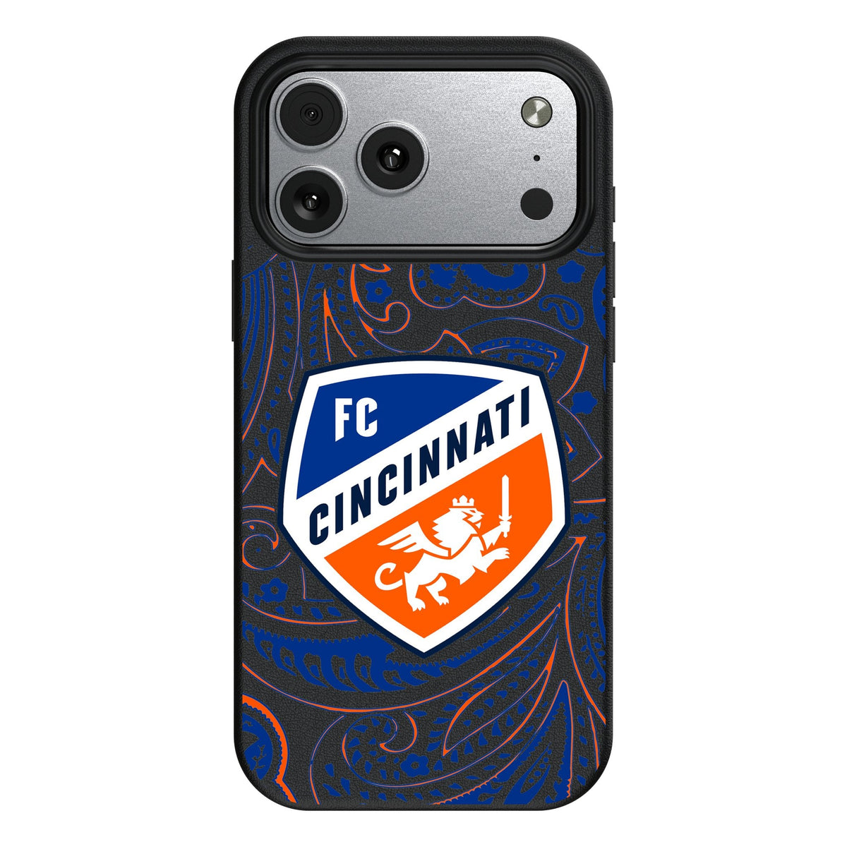 FC Cincinnati Paisley MagSafe Compatible Phone Case for Apple iPhone 17 Series