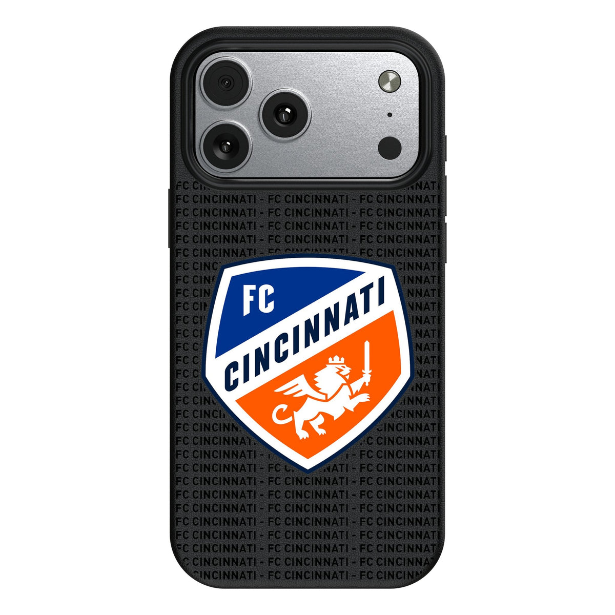 FC Cincinnati Text Backdrop MagSafe Compatible Phone Case for Apple iPhone 17 Series