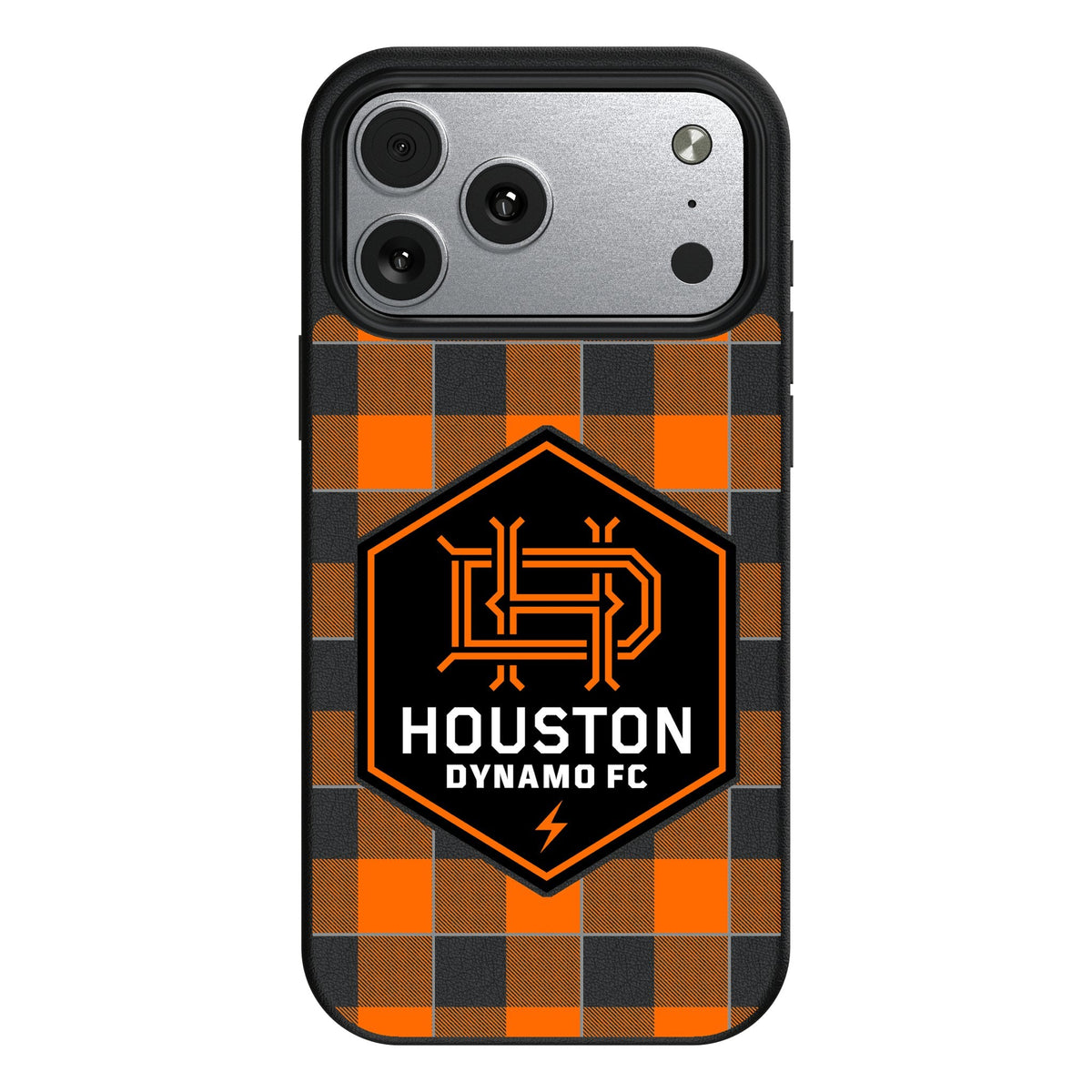 Houston Dynamo Plaid MagSafe Compatible Phone Case for Apple iPhone 17 Series 1