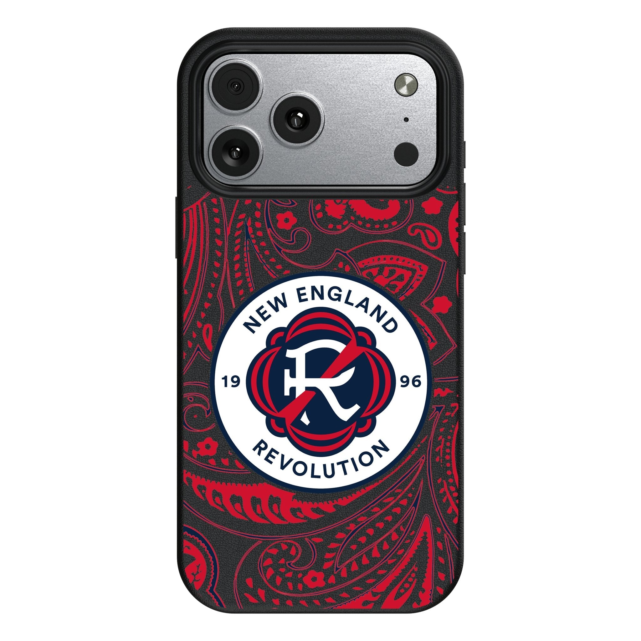 New England Revolution Paisley MagSafe Compatible Phone Case for Apple iPhone 17 Series