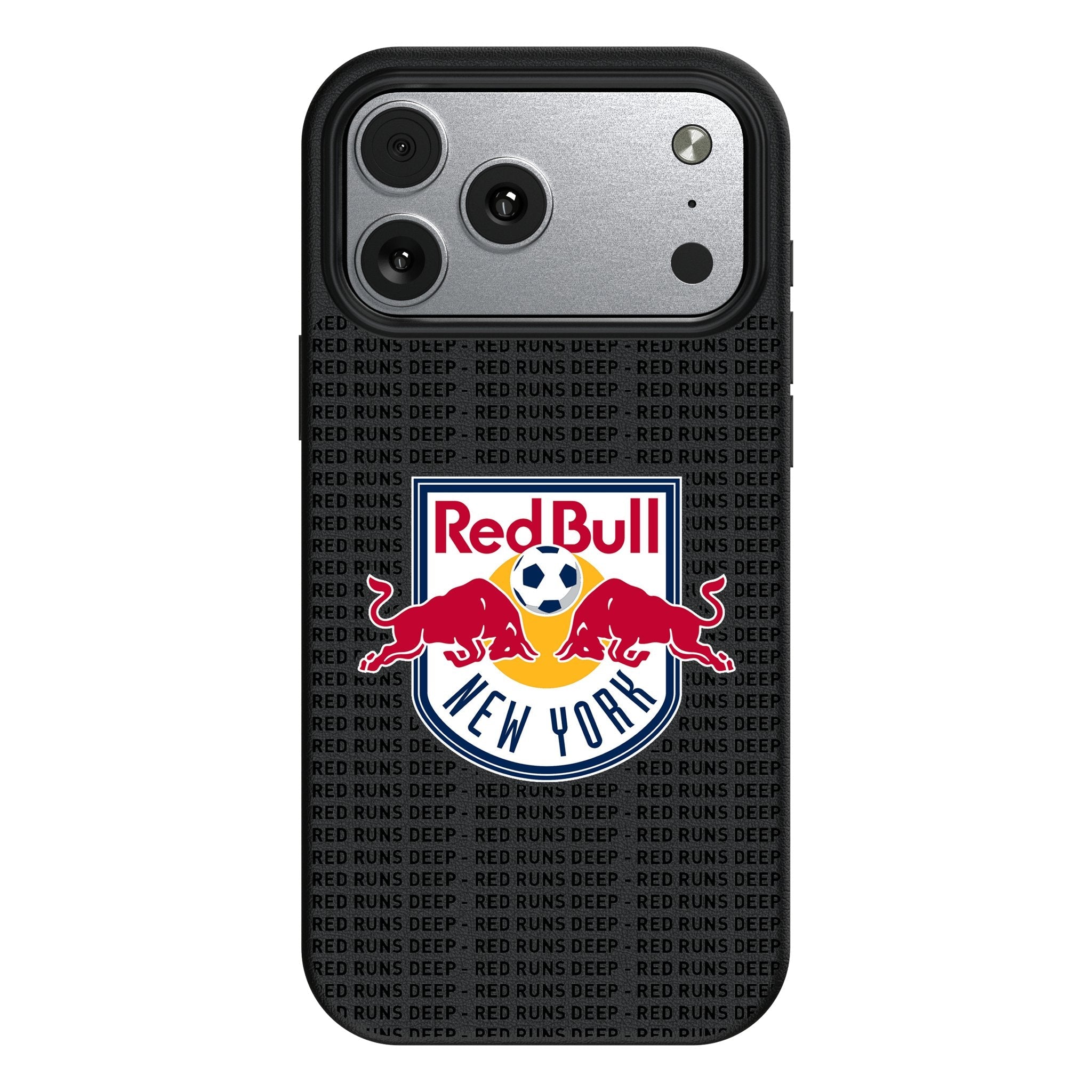 New York Red Bulls Text Backdrop MagSafe Compatible Phone Case for Apple iPhone 17 Series 1