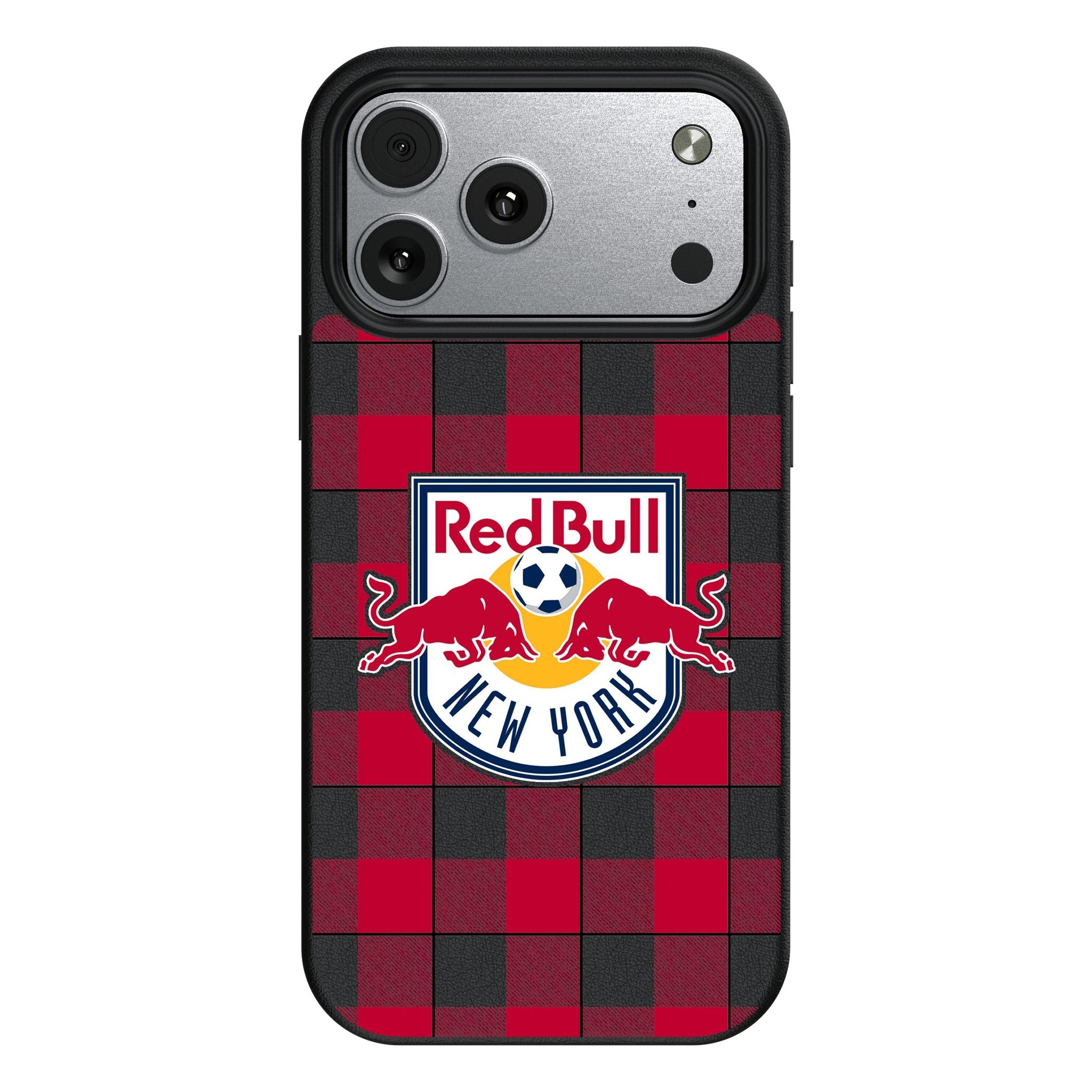 New York Red Bulls Plaid MagSafe Compatible Phone Case for Apple iPhone 17 Series