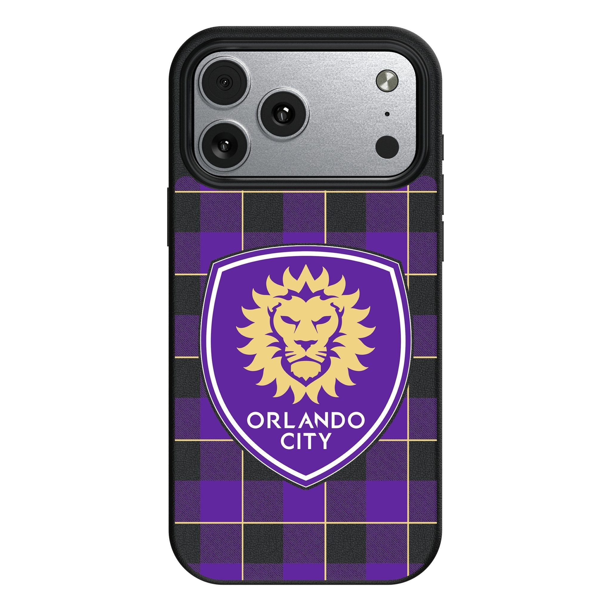 Orlando City Soccer Club Plaid MagSafe Compatible Phone Case for Apple iPhone 17 Series