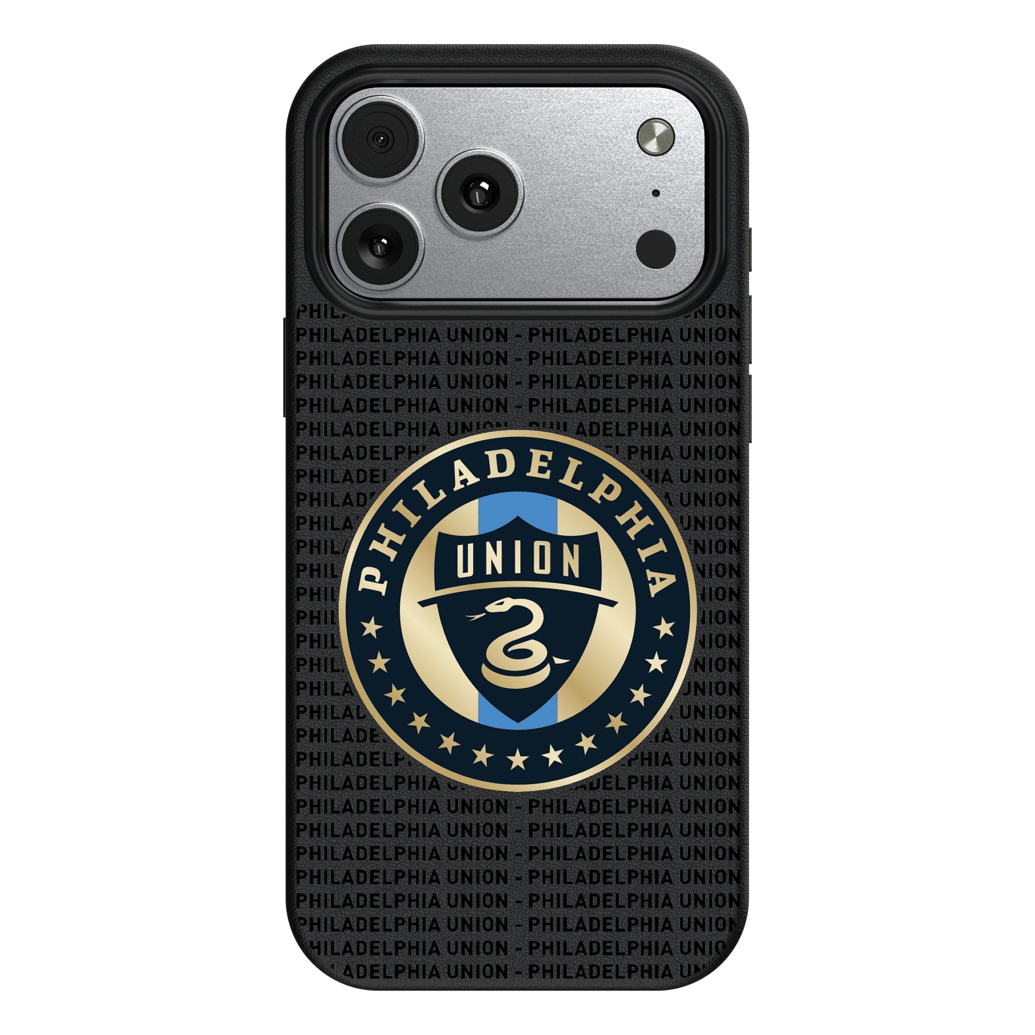 Philadelphia Union Text Backdrop MagSafe Compatible Phone Case for Apple iPhone 17 Series 1