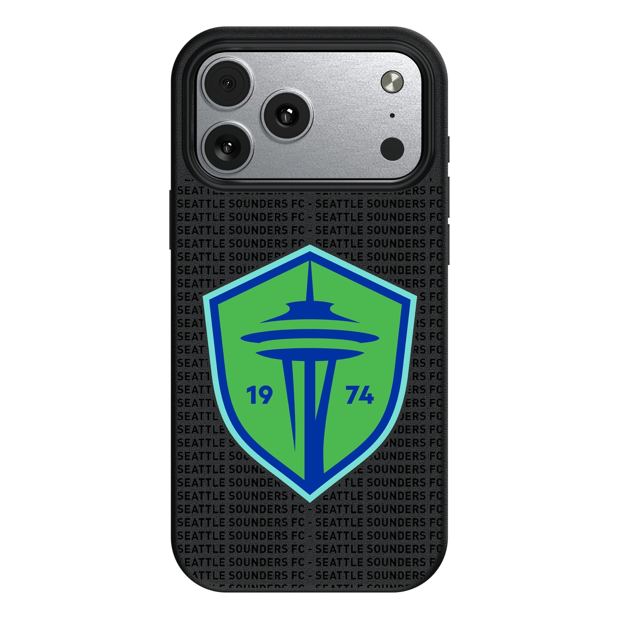 Seattle Sounders FC Text Backdrop MagSafe Compatible Phone Case for Apple iPhone 17 Series 1