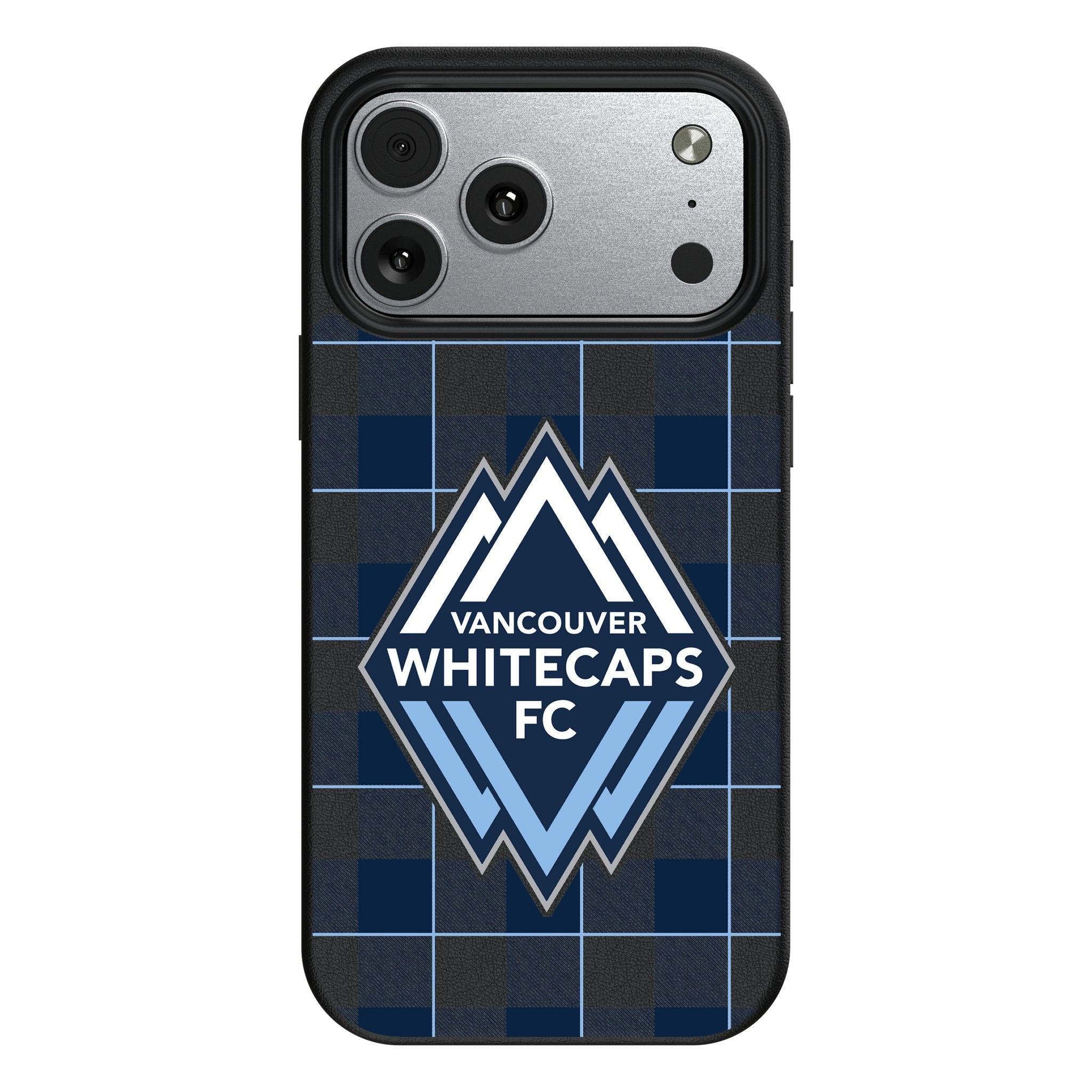 Vancouver Whitecaps Plaid MagSafe Compatible Phone Case for Apple iPhone 17 Series