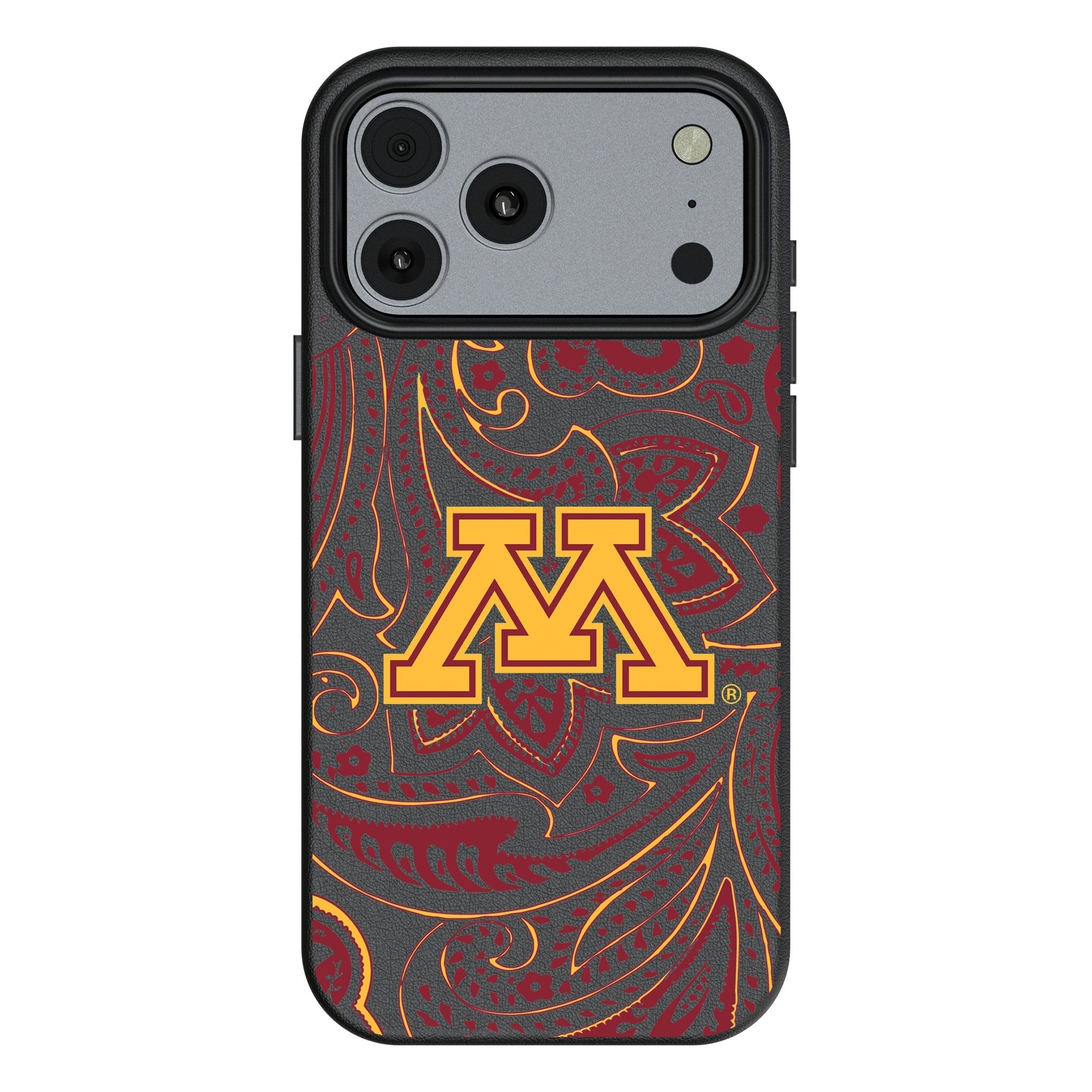 University of Minnesota Golden Gophers Paisley MagSafe Compatible Phone Case for Apple iPhone 17 Series