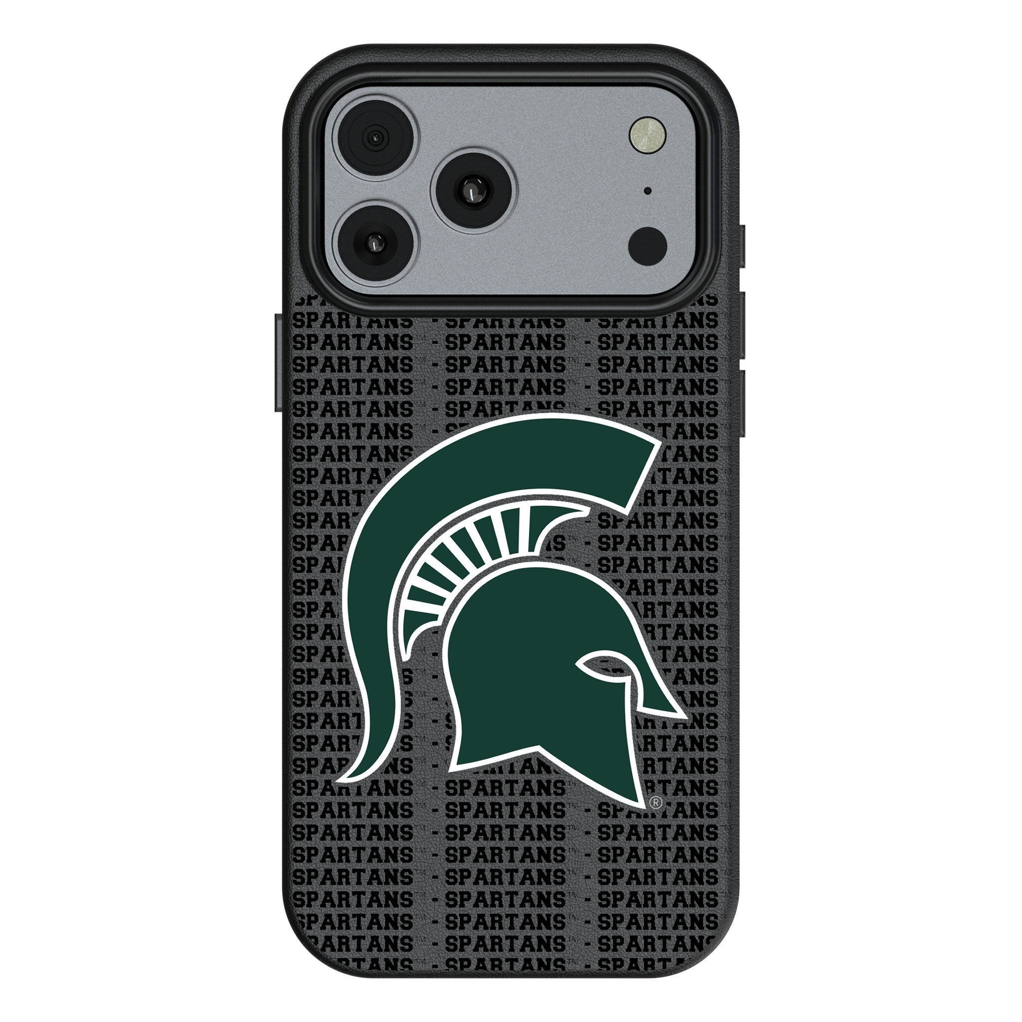 Michigan State University Spartans Text Backdrop MagSafe Compatible Phone Case for Apple iPhone 17 Series 1