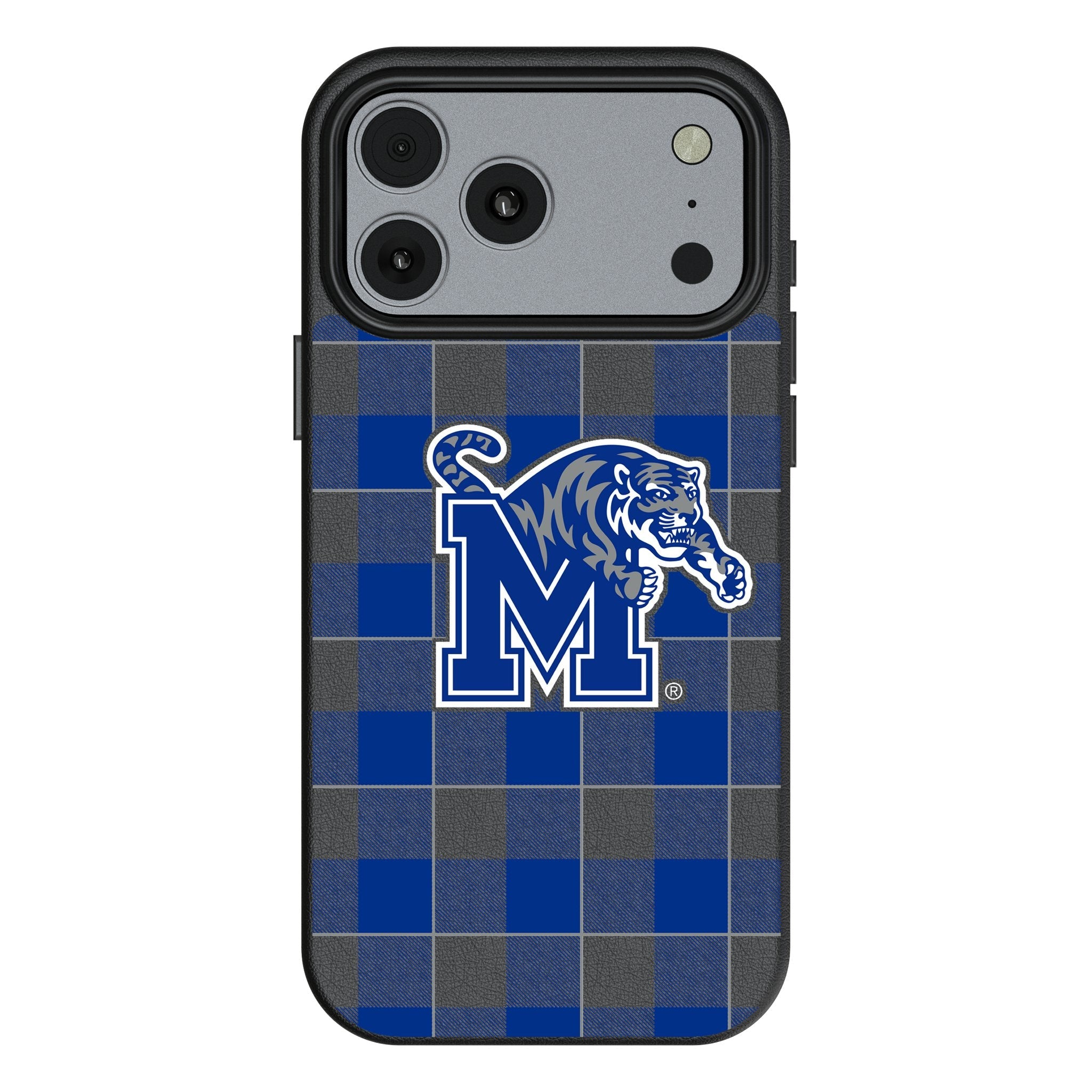 University of Memphis Tigers Plaid MagSafe Compatible Phone Case for Apple iPhone 17 Series