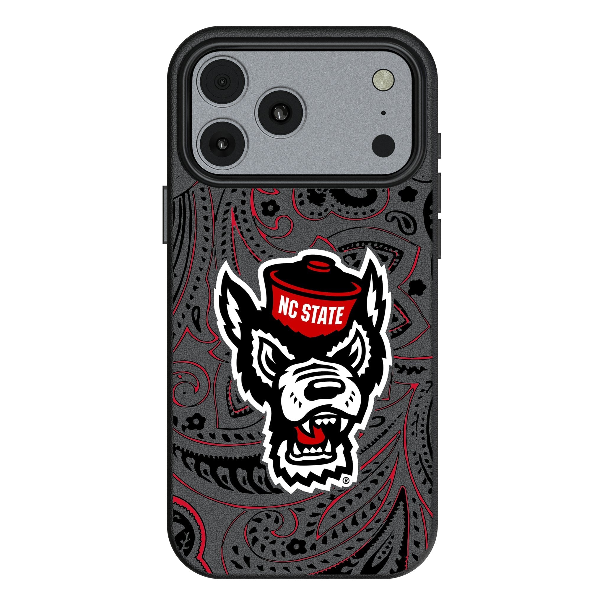 North Carolina State University Wolfpack Paisley MagSafe Compatible Phone Case for Apple iPhone 17 Series