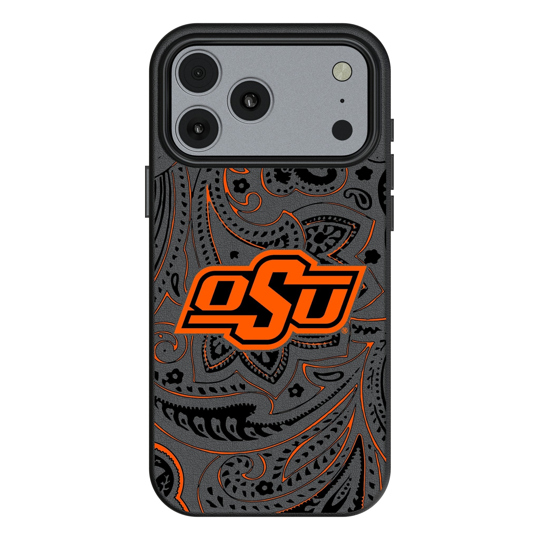 Oklahoma State University Cowboys Paisley MagSafe Compatible Phone Case for Apple iPhone 17 Series 1