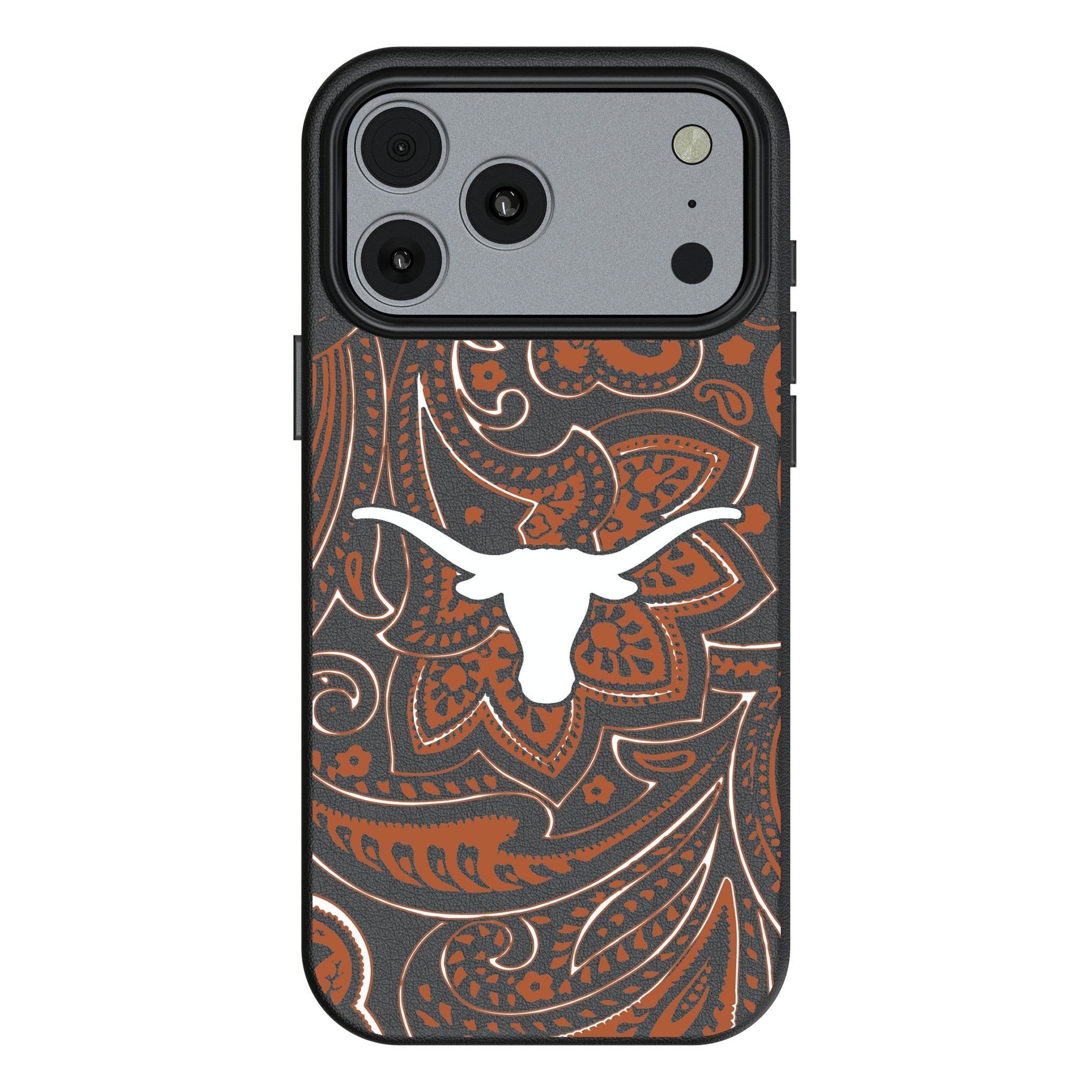 University of Texas Longhorns Paisley MagSafe Compatible Phone Case for Apple iPhone 17 Series 1
