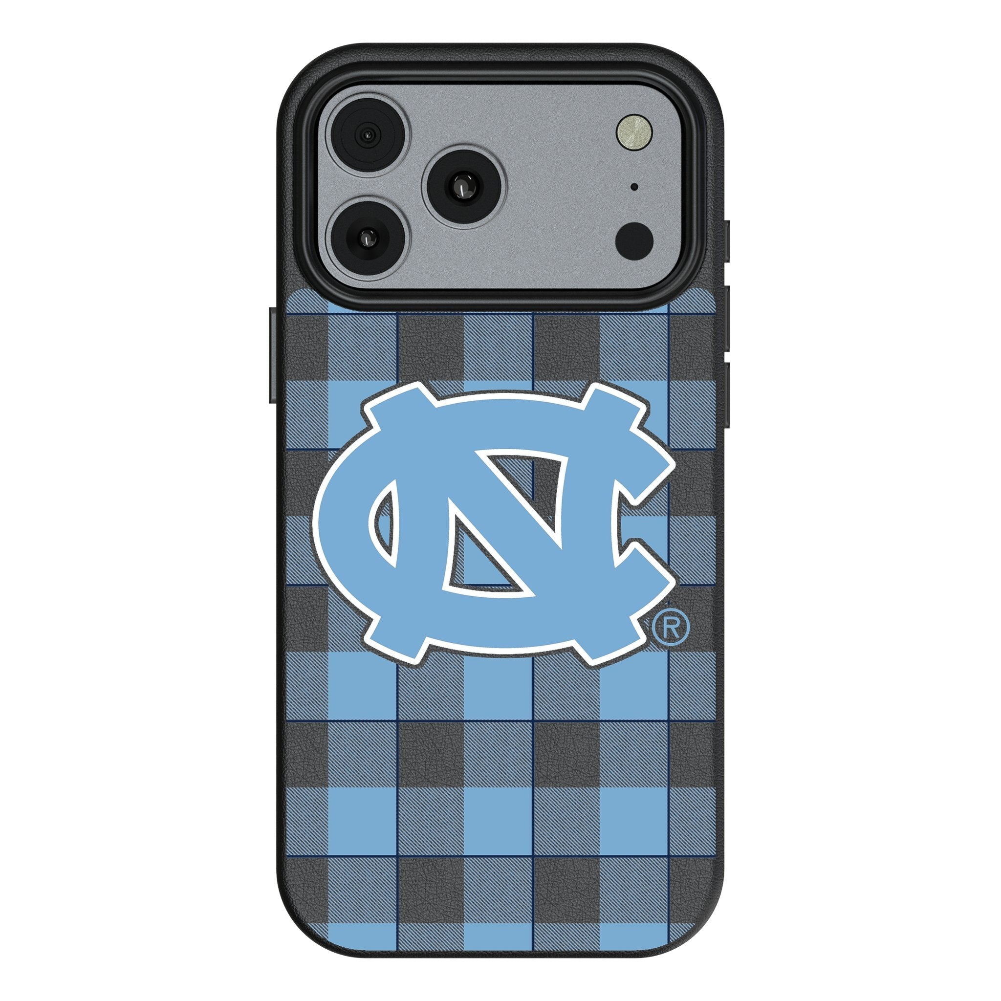 University of North Carolina Tar Heels Plaid MagSafe Compatible Phone Case for Apple iPhone 17 Series