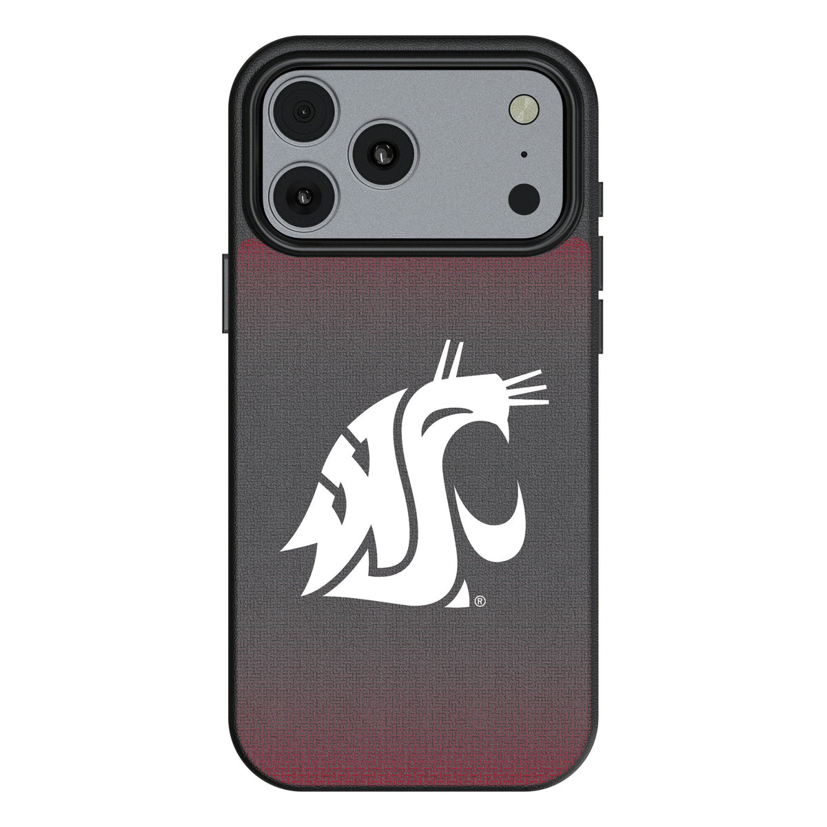 Washington State University Cougars Linen MagSafe Compatible Phone Case for Apple iPhone 17 Series 1