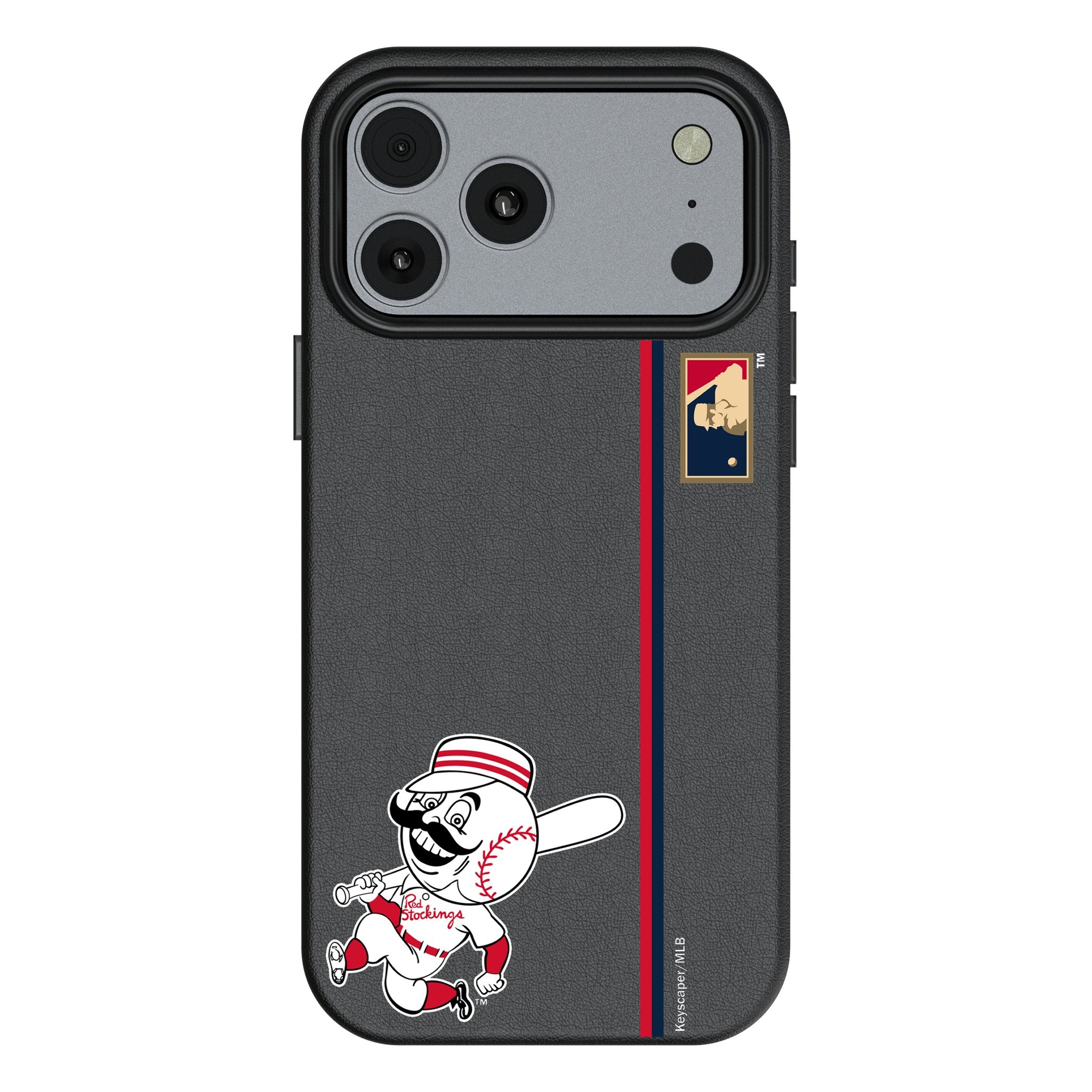 Cincinnati Reds 1953-1967 - Cooperstown Collection Sidebar MagSafe Compatible Phone Case for Apple iPhone 17 Series 1