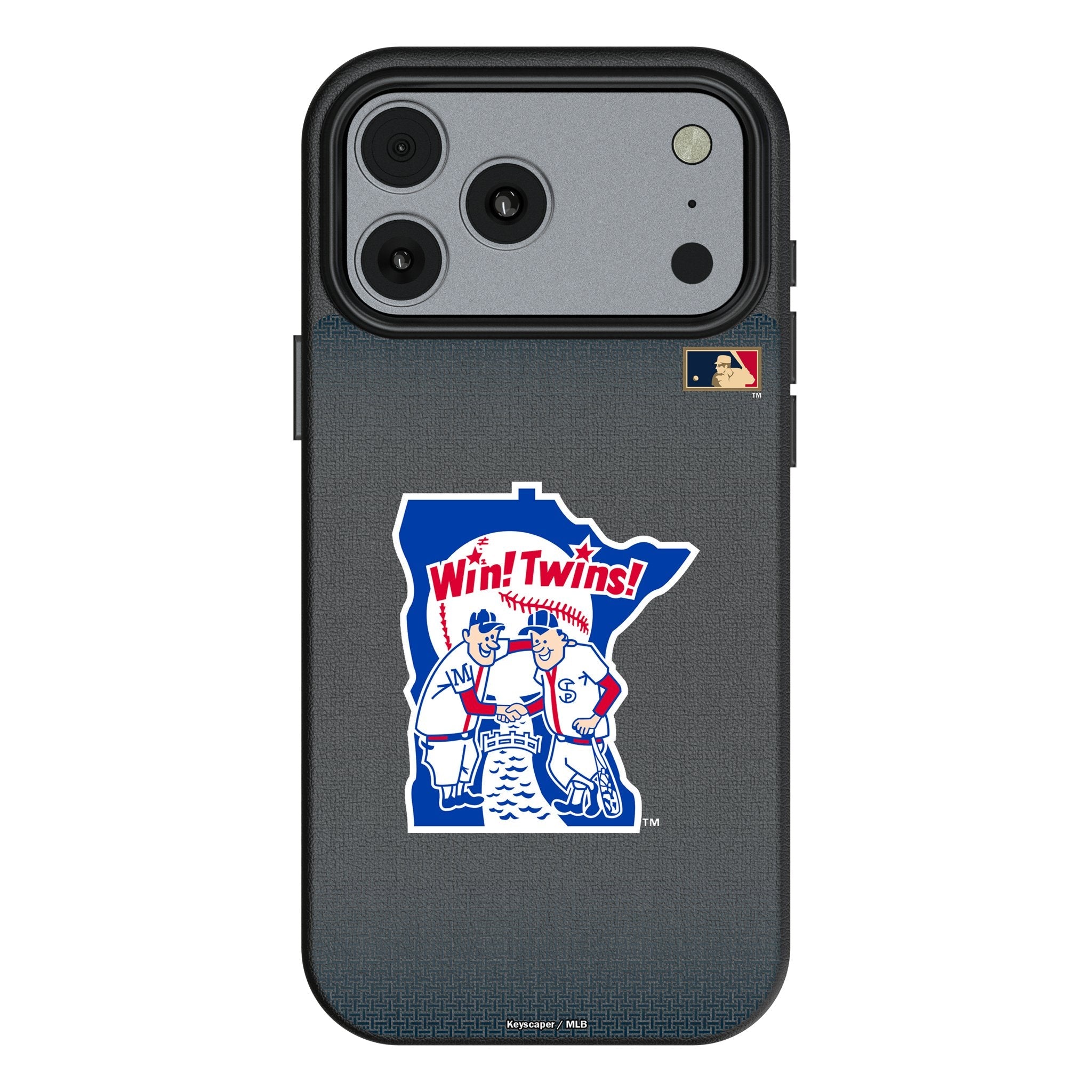 Minnesota Twins 1976-1986 - Cooperstown Collection Linen MagSafe Compatible Phone Case for Apple iPhone 17 Series 1