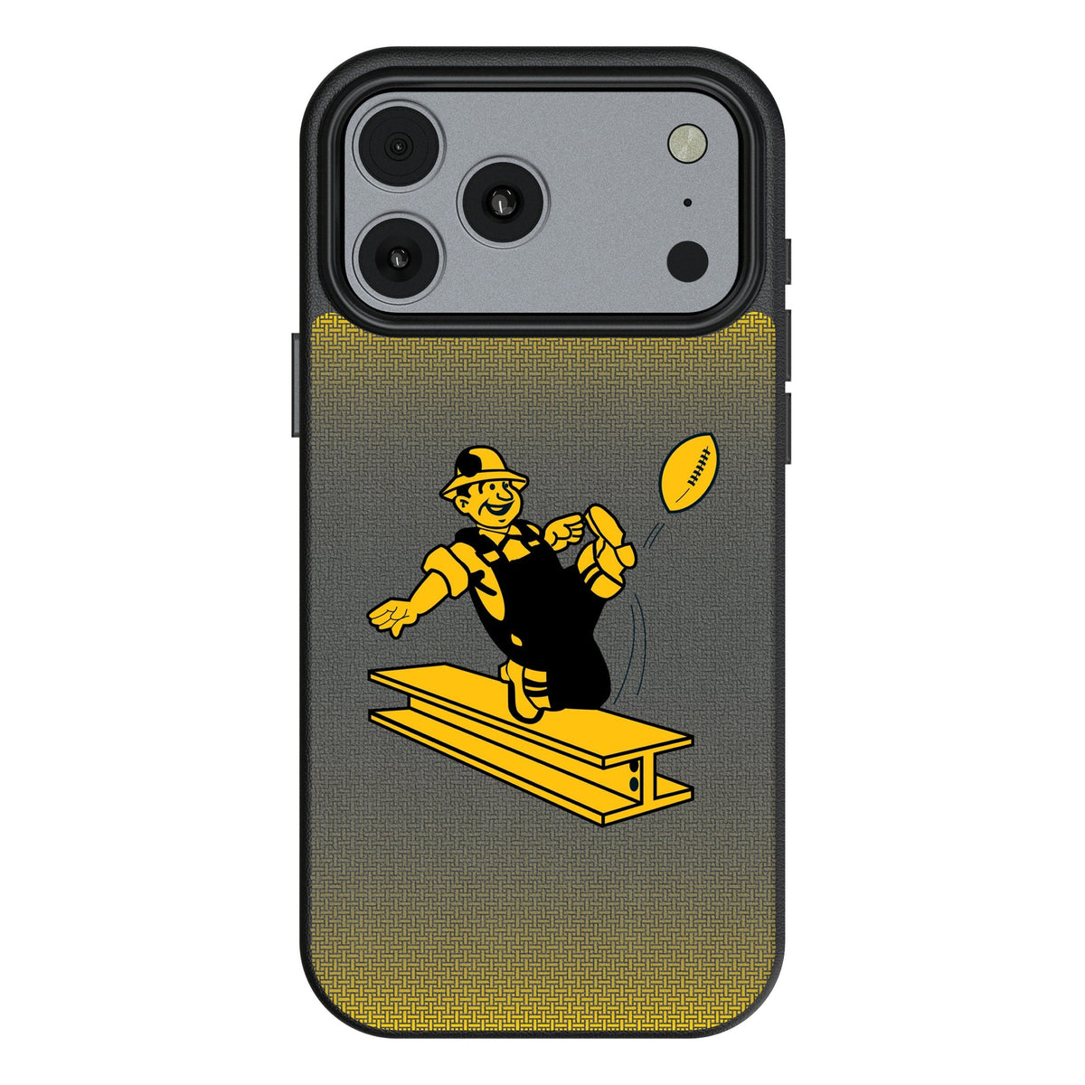 Pittsburgh Steelers 1961 Historic Collection Linen MagSafe Compatible Phone Case for Apple iPhone 17 Series