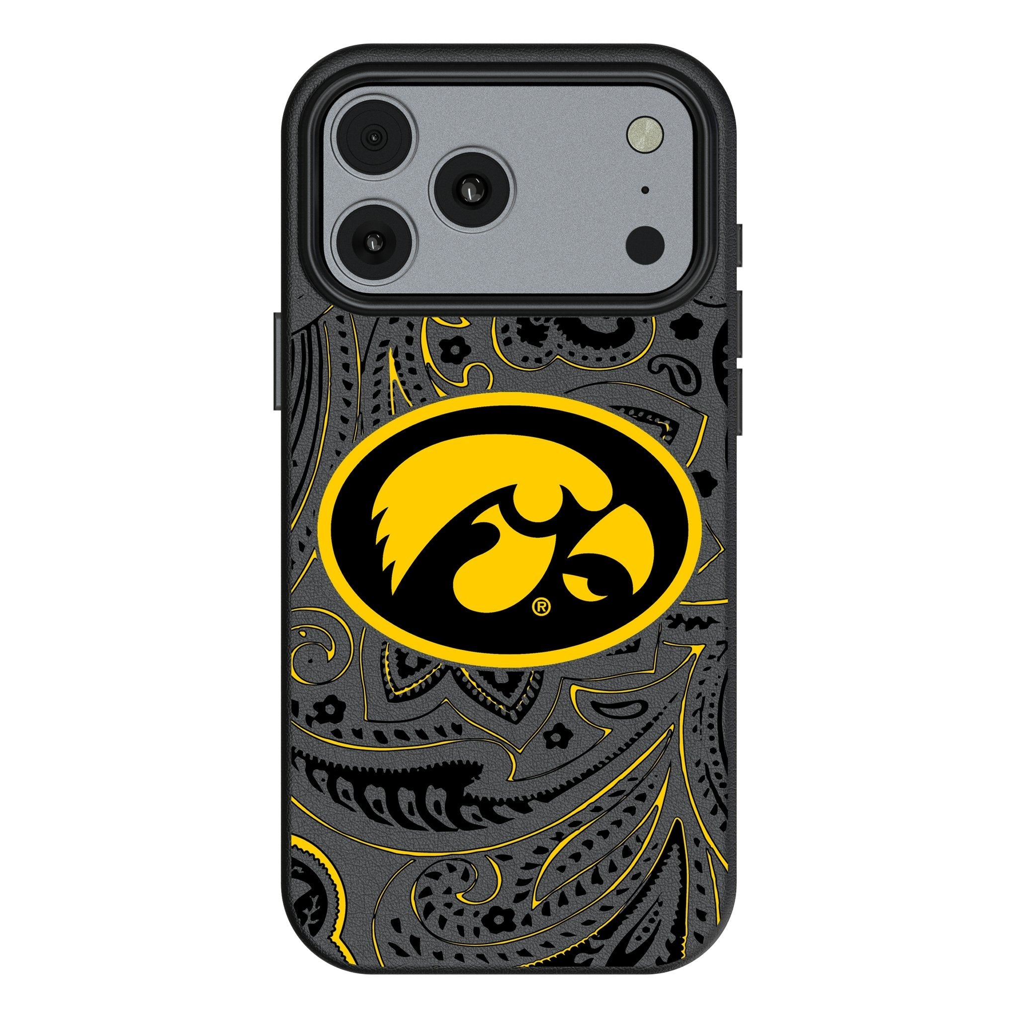University of Iowa Hawkeyes Paisley MagSafe Compatible Phone Case for Apple iPhone 17 Series 1