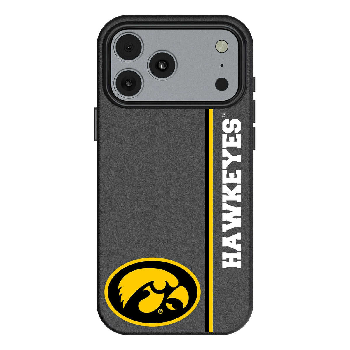 University of Iowa Hawkeyes Sidebar MagSafe Compatible Phone Case for Apple iPhone 17 Series 1
