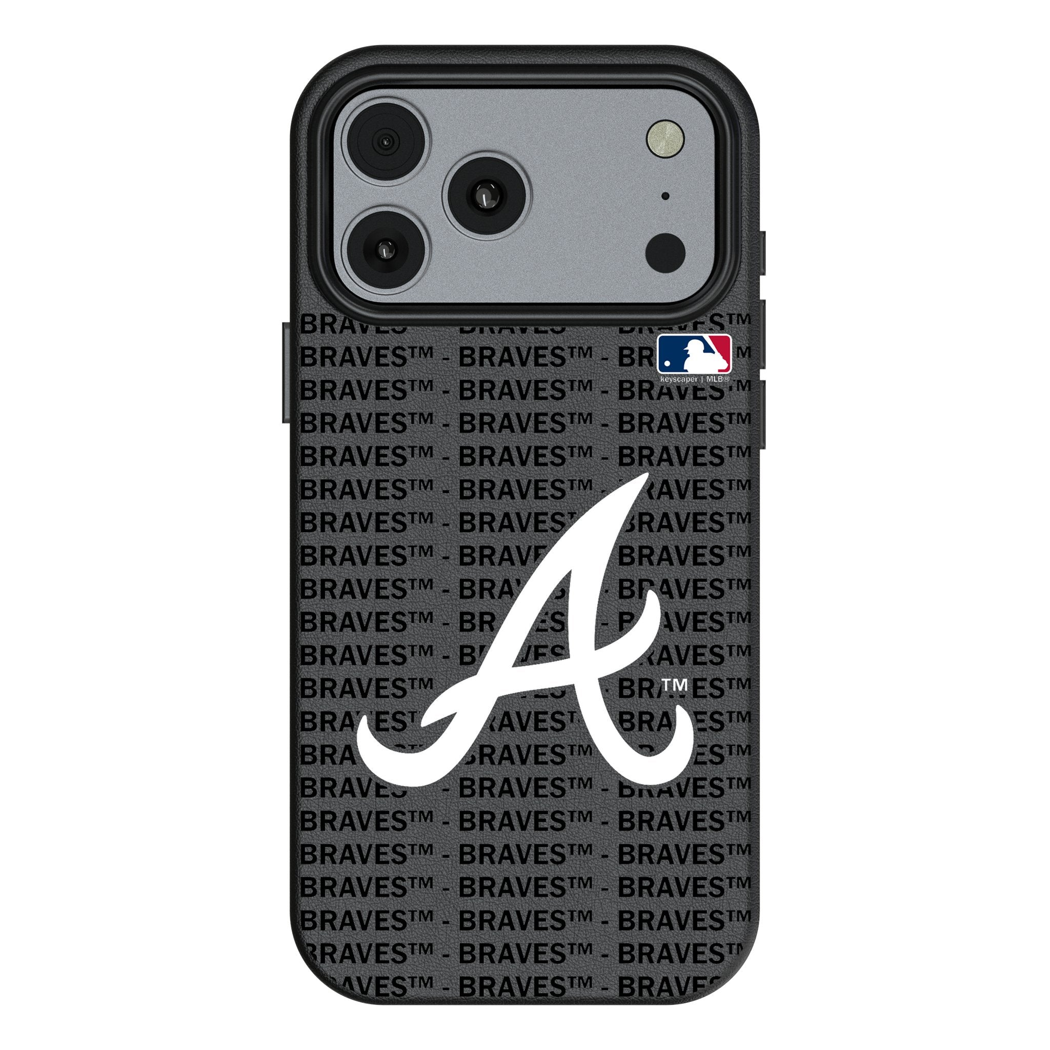 Atlanta Braves Text Backdrop MagSafe Compatible Phone Case for Apple iPhone 17 Series