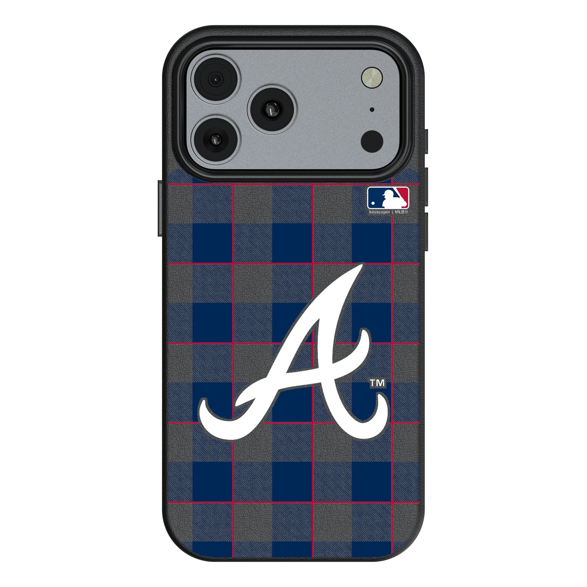 Atlanta Braves Plaid MagSafe Compatible Phone Case for Apple iPhone 17 Series 1