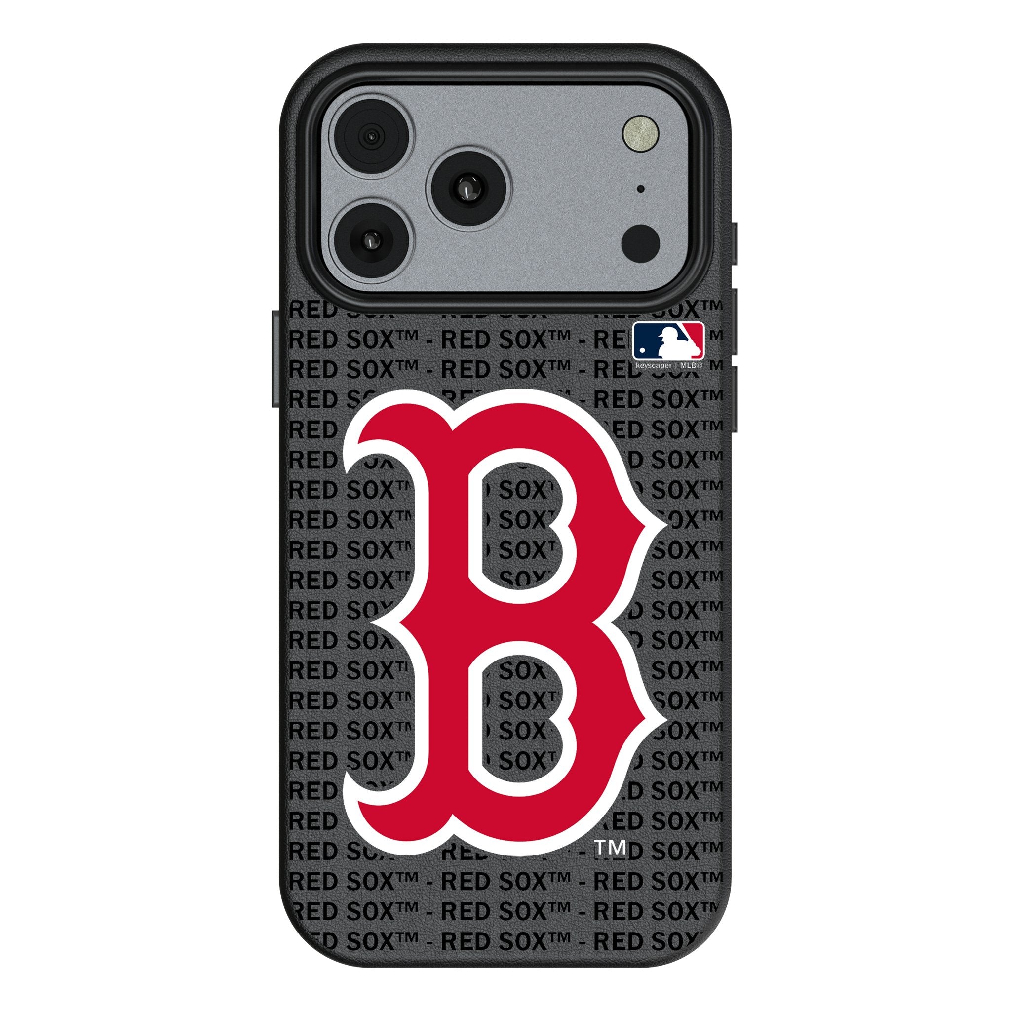 Boston Red Sox Text Backdrop MagSafe Compatible Phone Case for Apple iPhone 17 Series