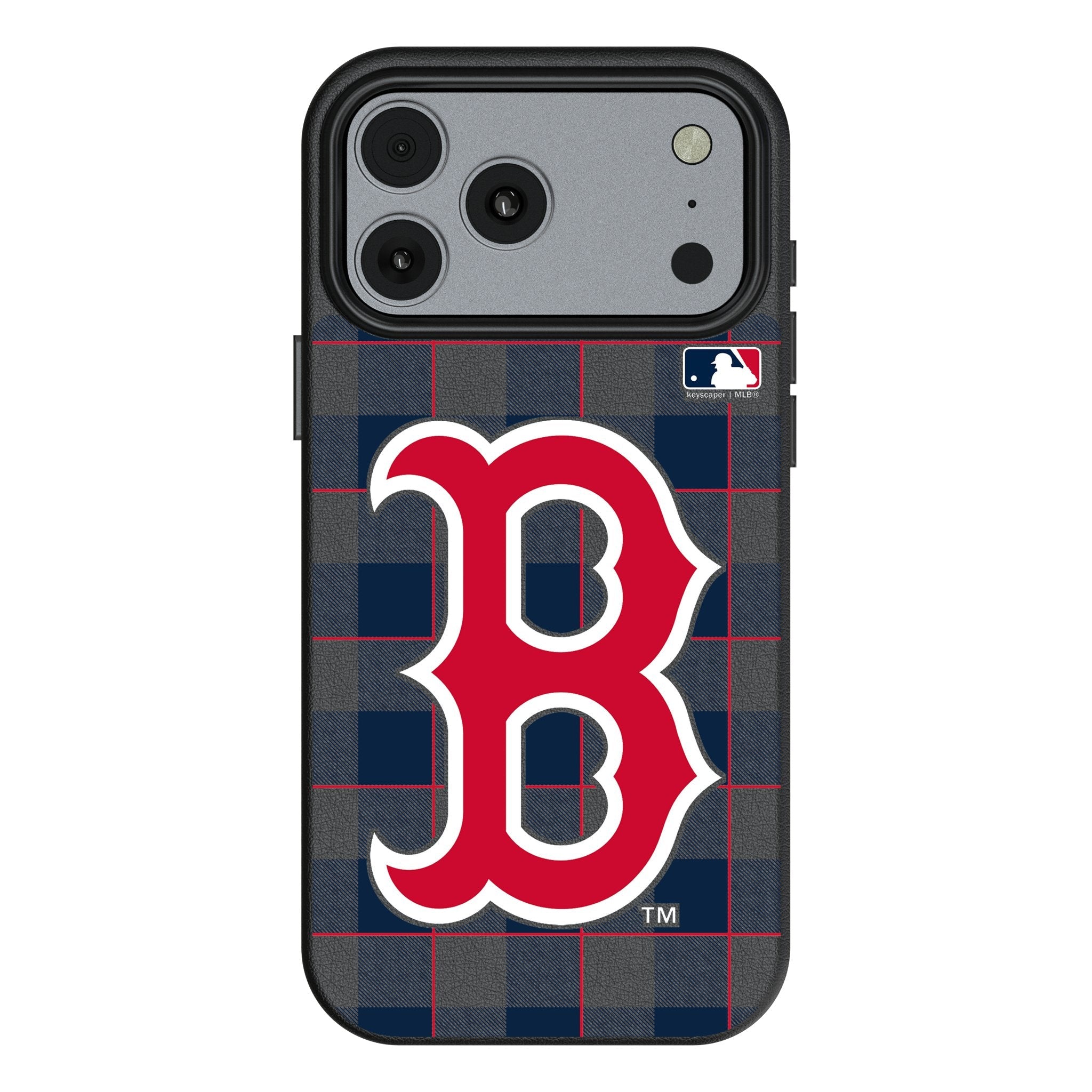 Boston Red Sox Plaid MagSafe Compatible Phone Case for Apple iPhone 17 Series 1