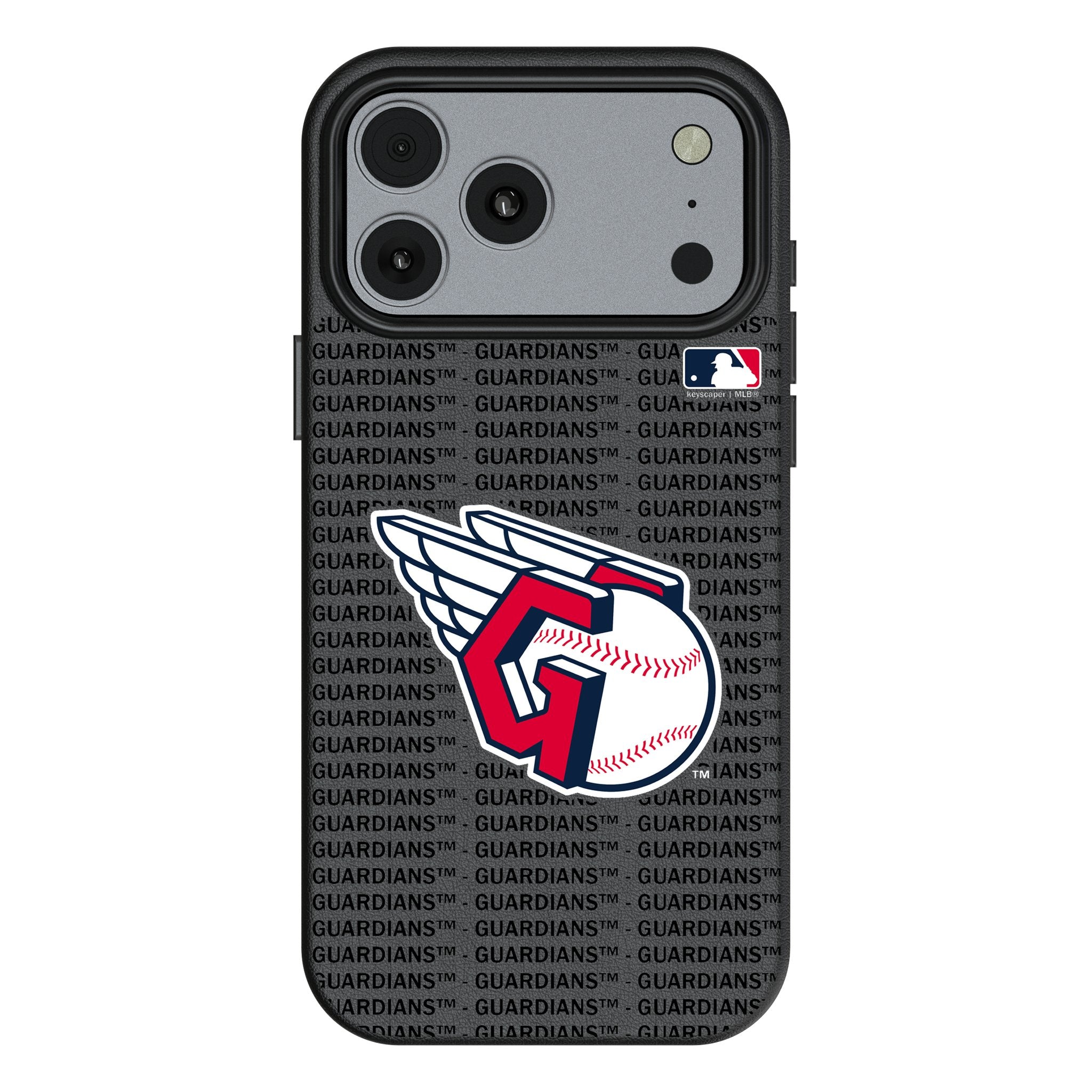 Cleveland Guardians Text Backdrop MagSafe Compatible Phone Case for Apple iPhone 17 Series