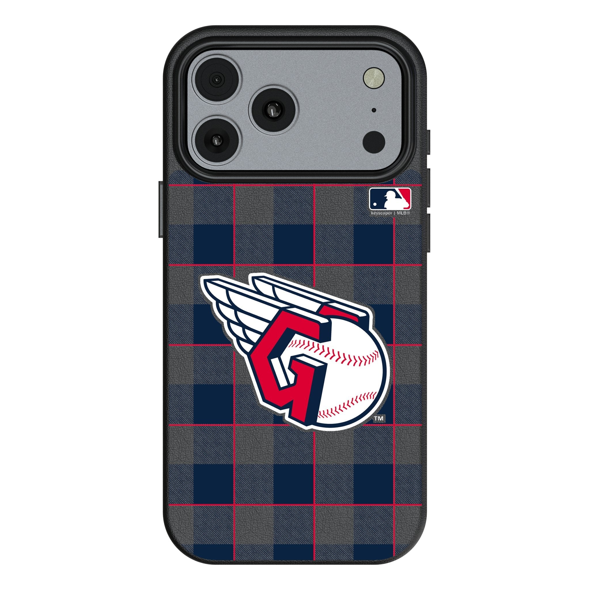 Cleveland Guardians Plaid MagSafe Compatible Phone Case for Apple iPhone 17 Series 1