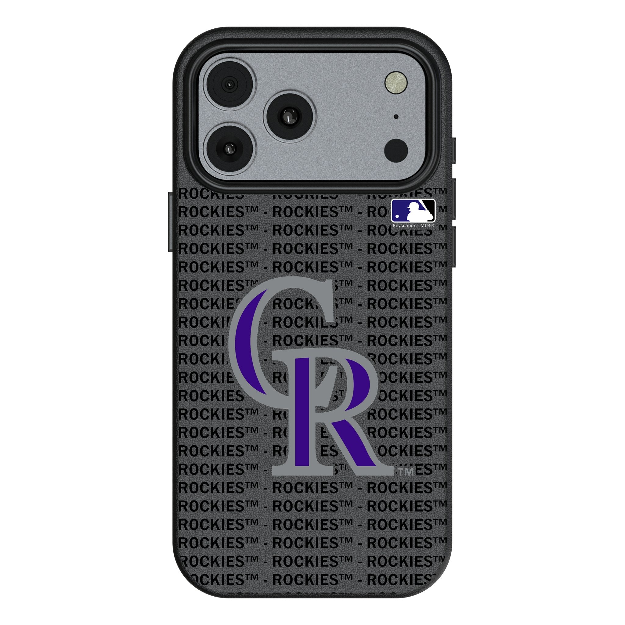 Colorado Rockies Text Backdrop MagSafe Compatible Phone Case for Apple iPhone 17 Series