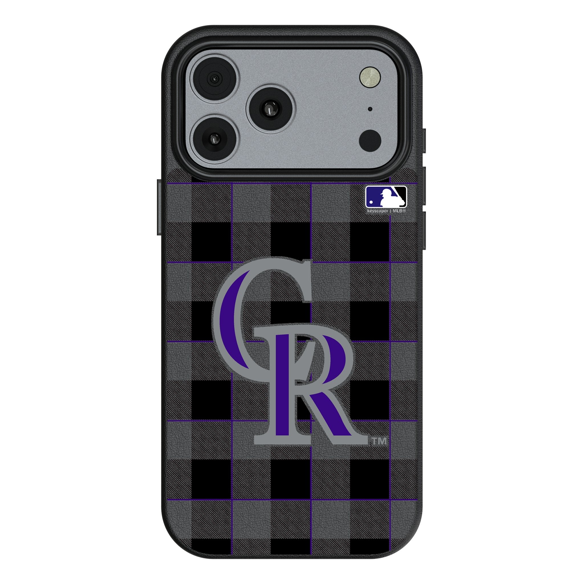 Colorado Rockies Plaid MagSafe Compatible Phone Case for Apple iPhone 17 Series