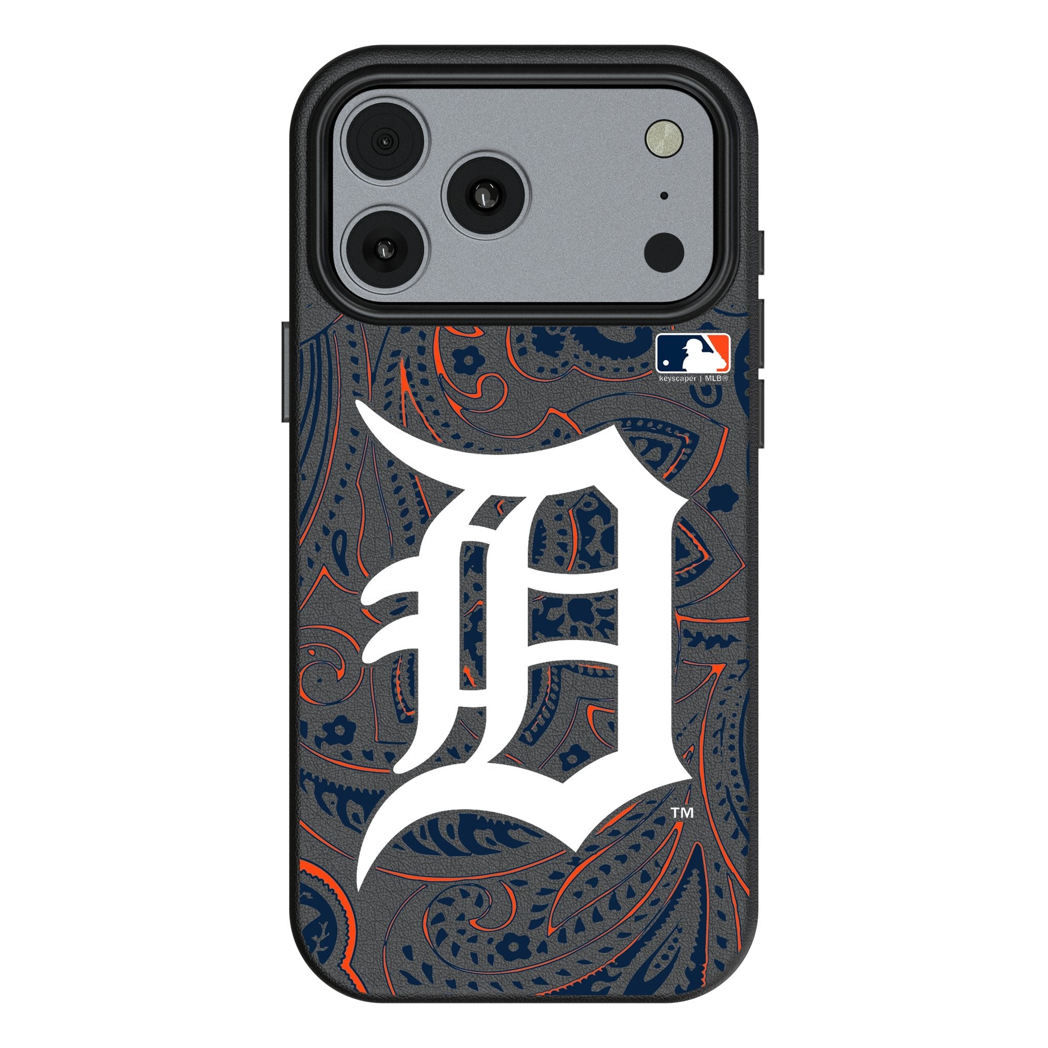 Detroit Tigers Paisley MagSafe Compatible Phone Case for Apple iPhone 17 Series 1