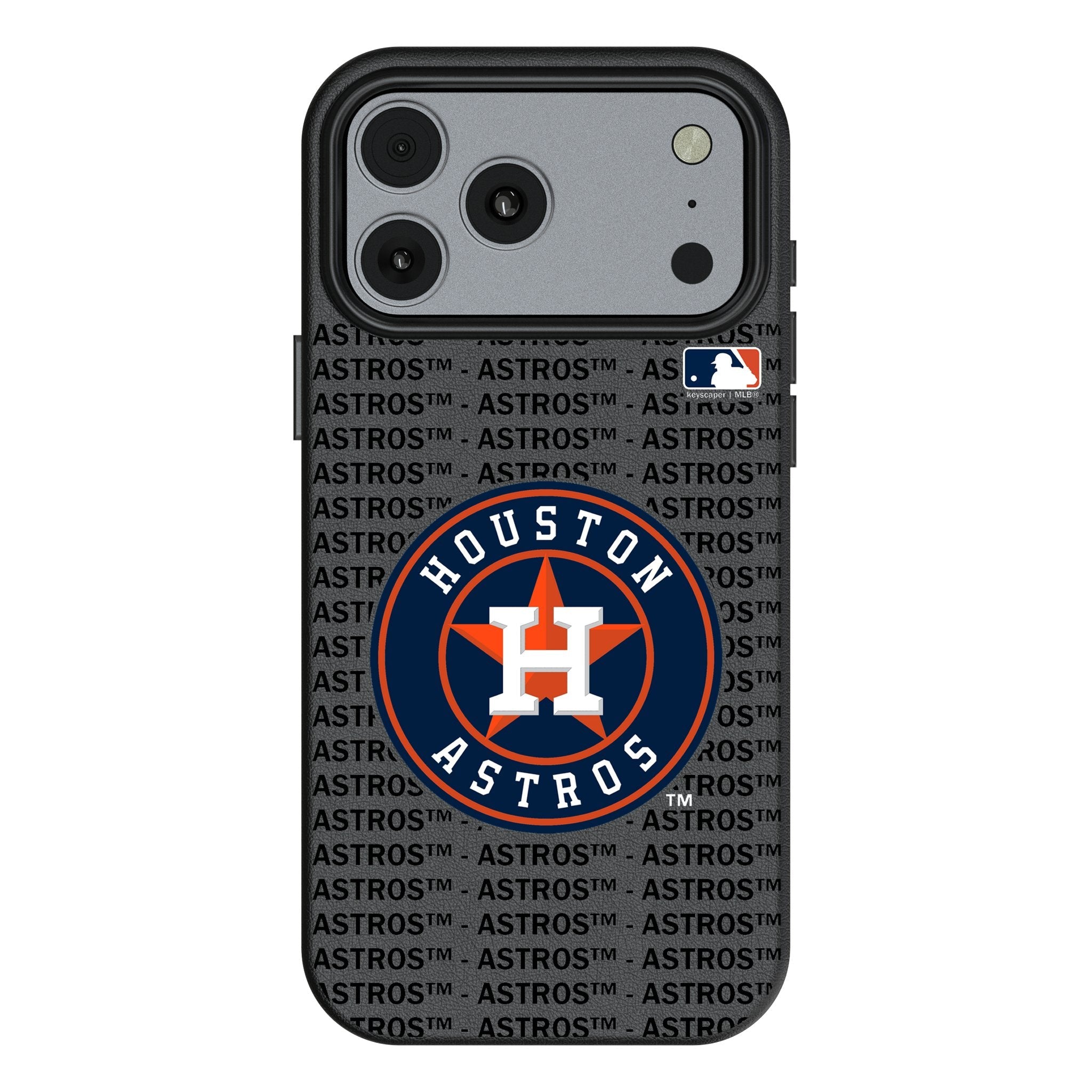 Houston Astros Text Backdrop MagSafe Compatible Phone Case for Apple iPhone 17 Series 1