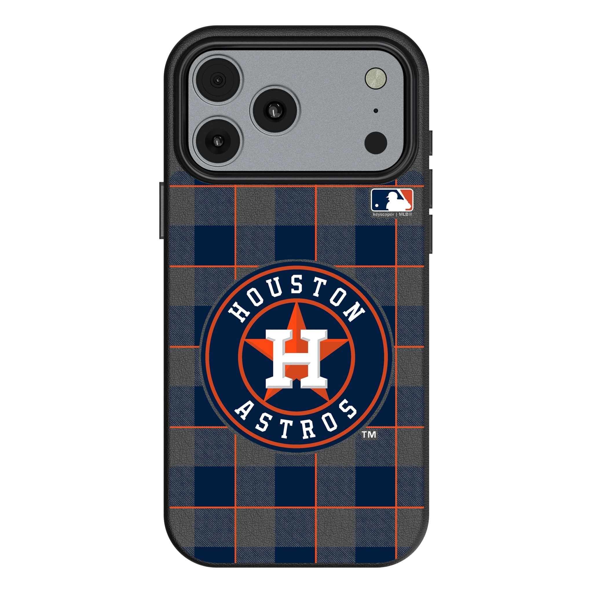 Houston Astros Plaid MagSafe Compatible Phone Case for Apple iPhone 17 Series 1