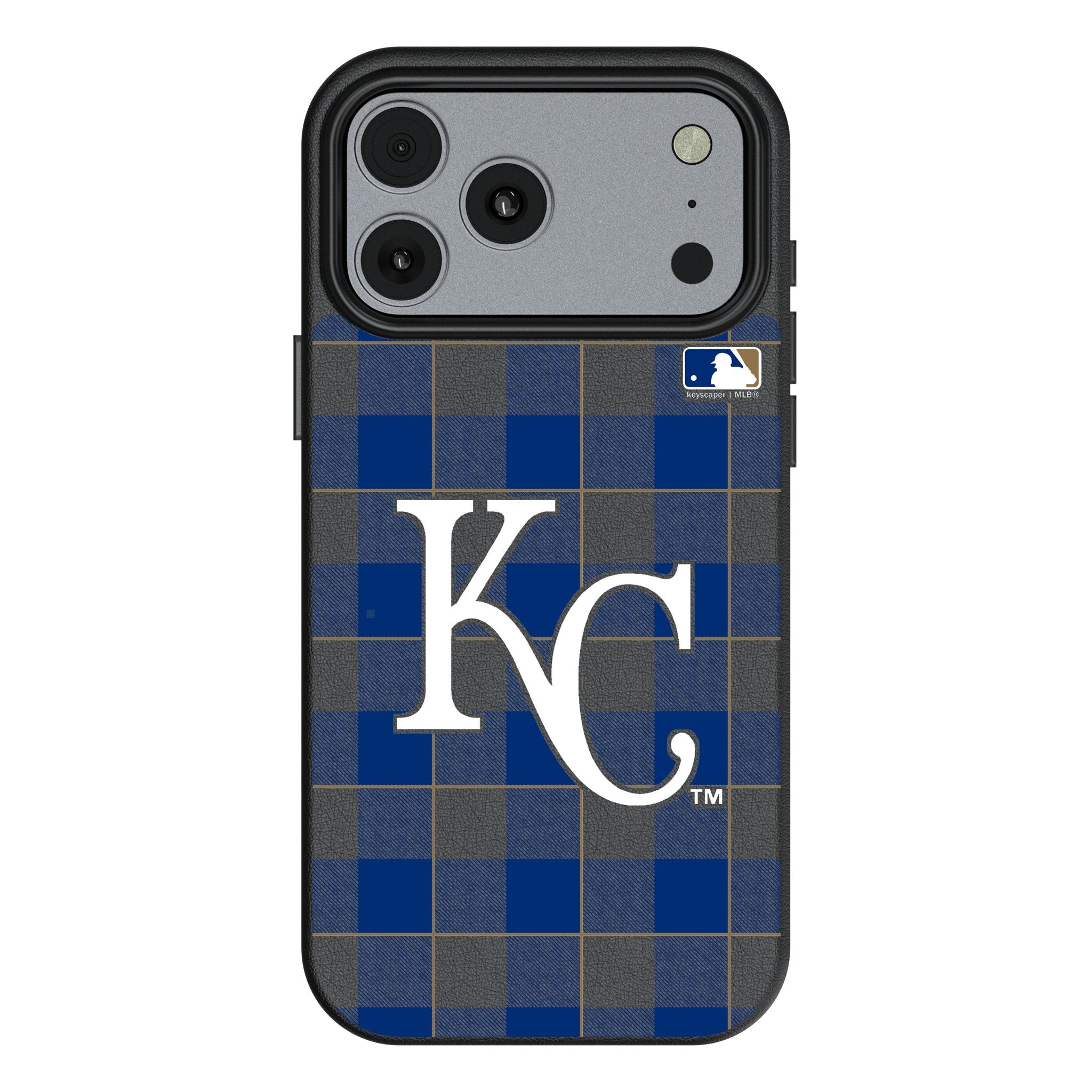 Kansas City Royals Plaid MagSafe Compatible Phone Case for Apple iPhone 17 Series