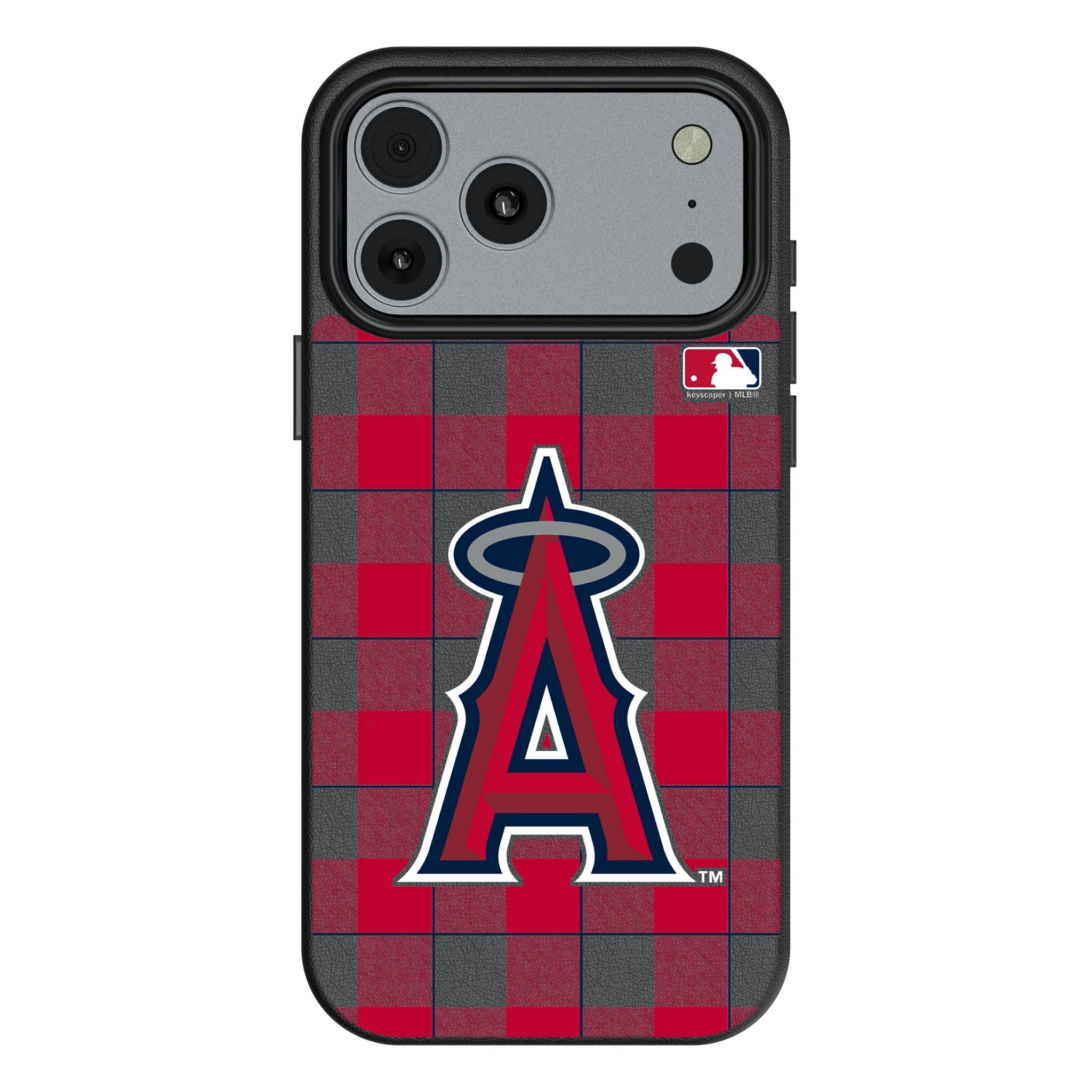 Los Angeles Angels Plaid MagSafe Compatible Phone Case for Apple iPhone 17 Series