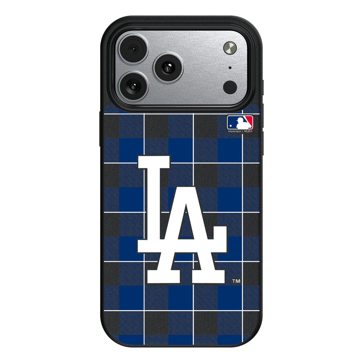 LA Dodgers Plaid MagSafe Compatible Phone Case for Apple iPhone 17 Series