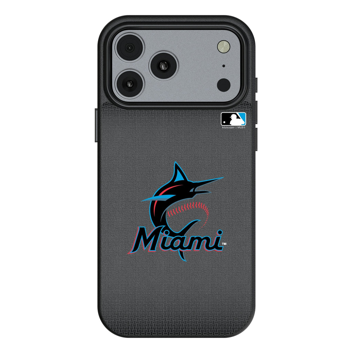 Miami Marlins Linen MagSafe Compatible Phone Case for Apple iPhone 17 Series 1