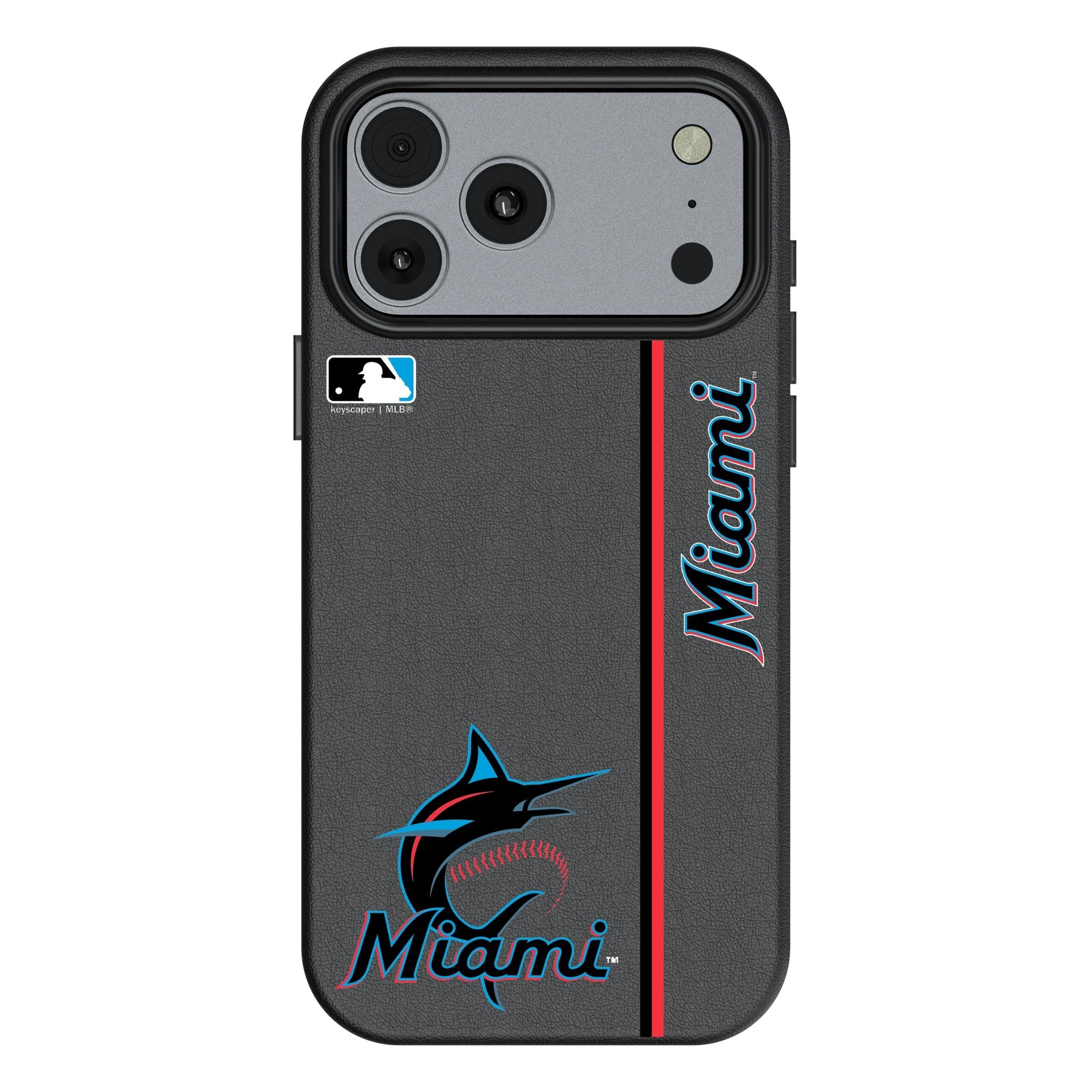 Miami Marlins Sidebar MagSafe Compatible Phone Case for Apple iPhone 17 Series 1
