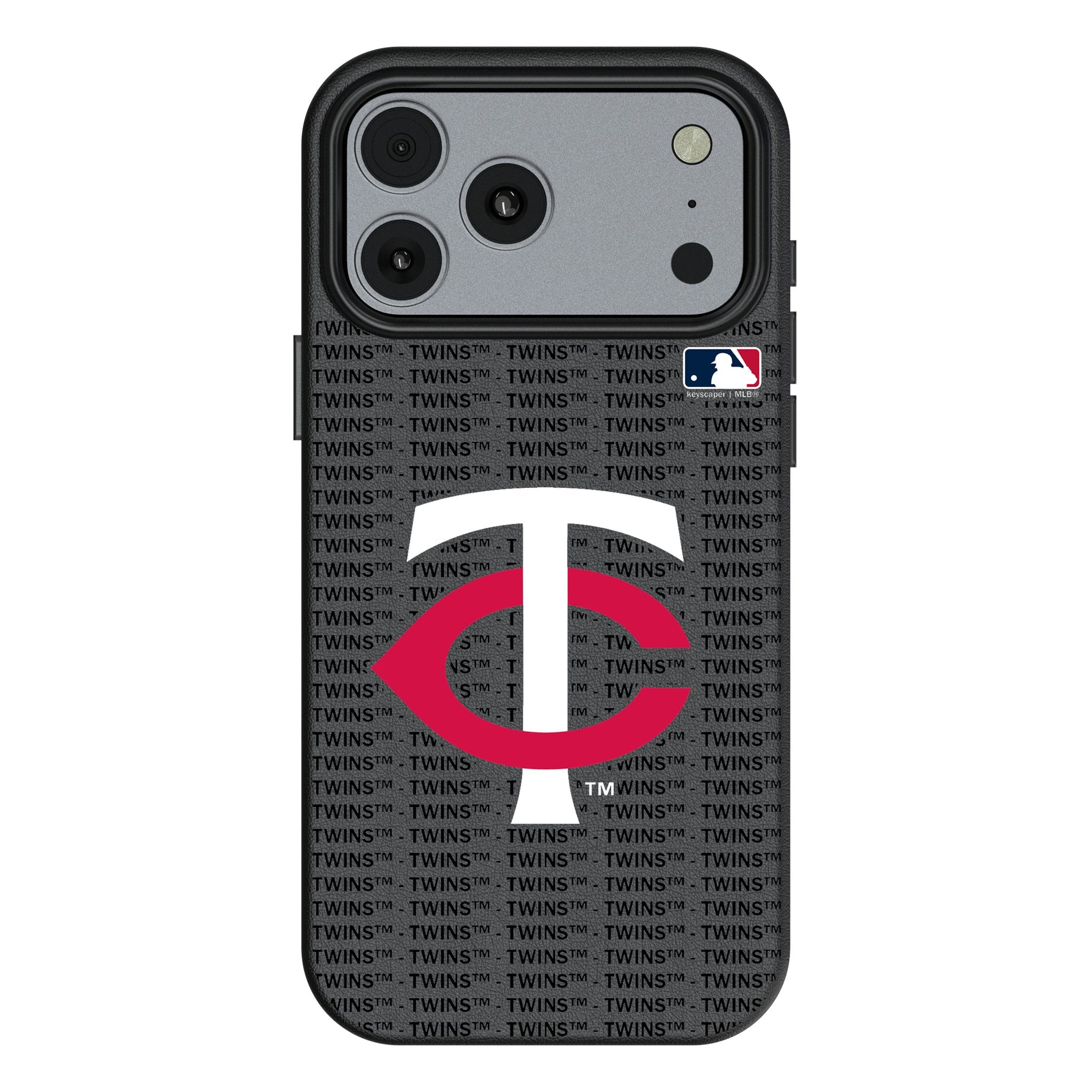 Minnesota Twins Text Backdrop MagSafe Compatible Phone Case for Apple iPhone 17 Series