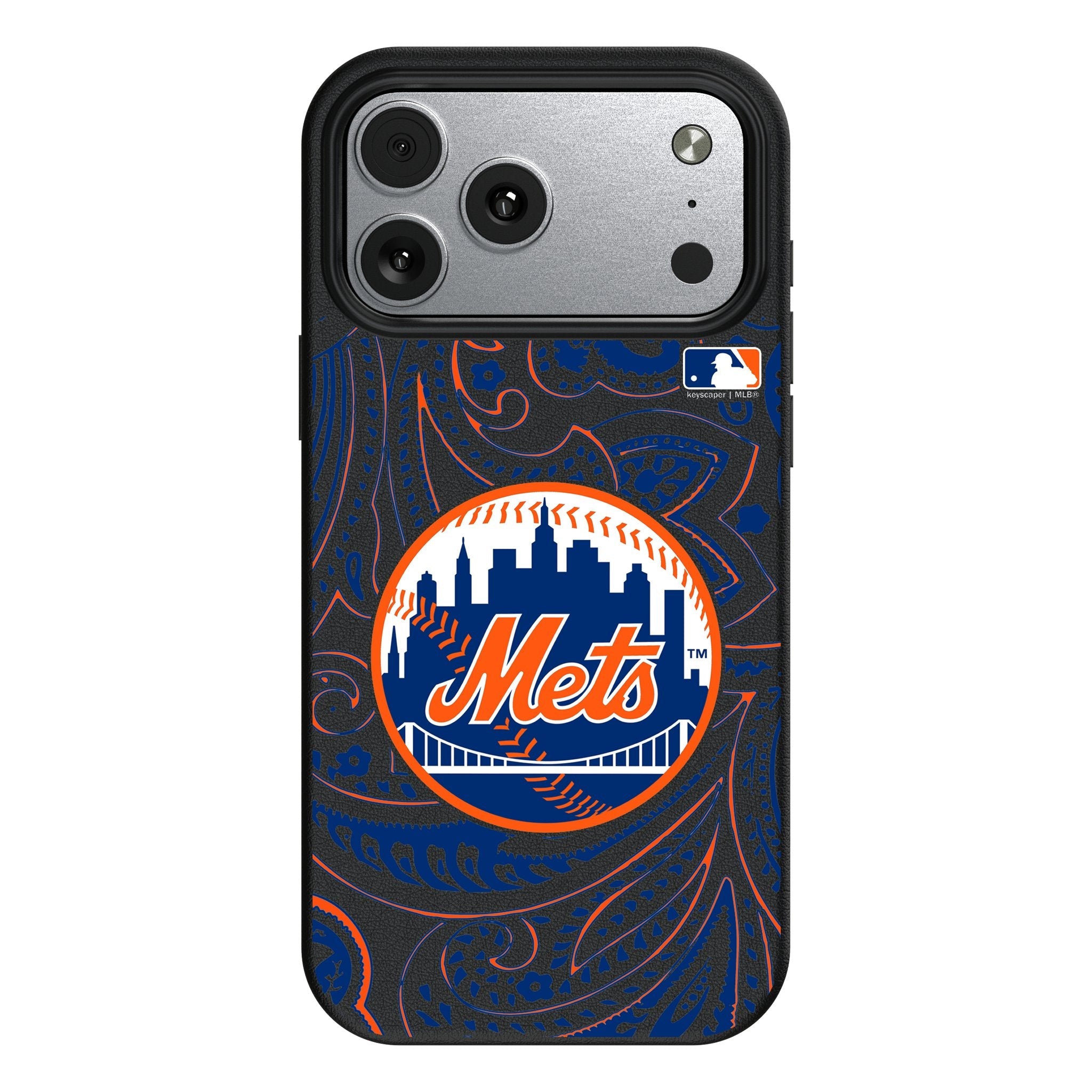 New York Mets Paisley MagSafe Compatible Phone Case for Apple iPhone 17 Series 1