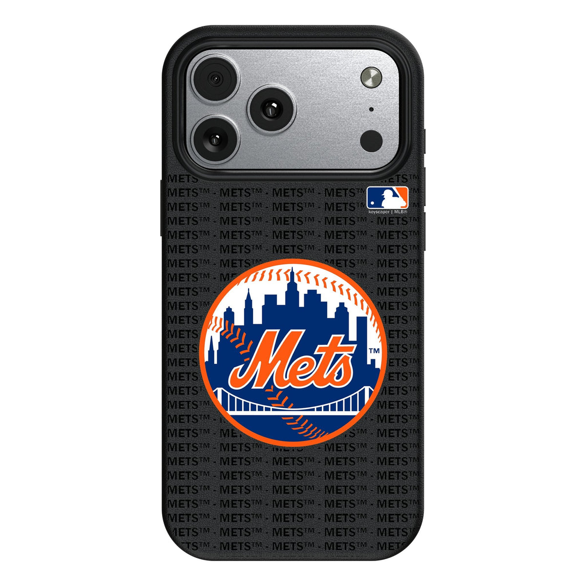 New York Mets Text Backdrop MagSafe Compatible Phone Case for Apple iPhone 17 Series 1